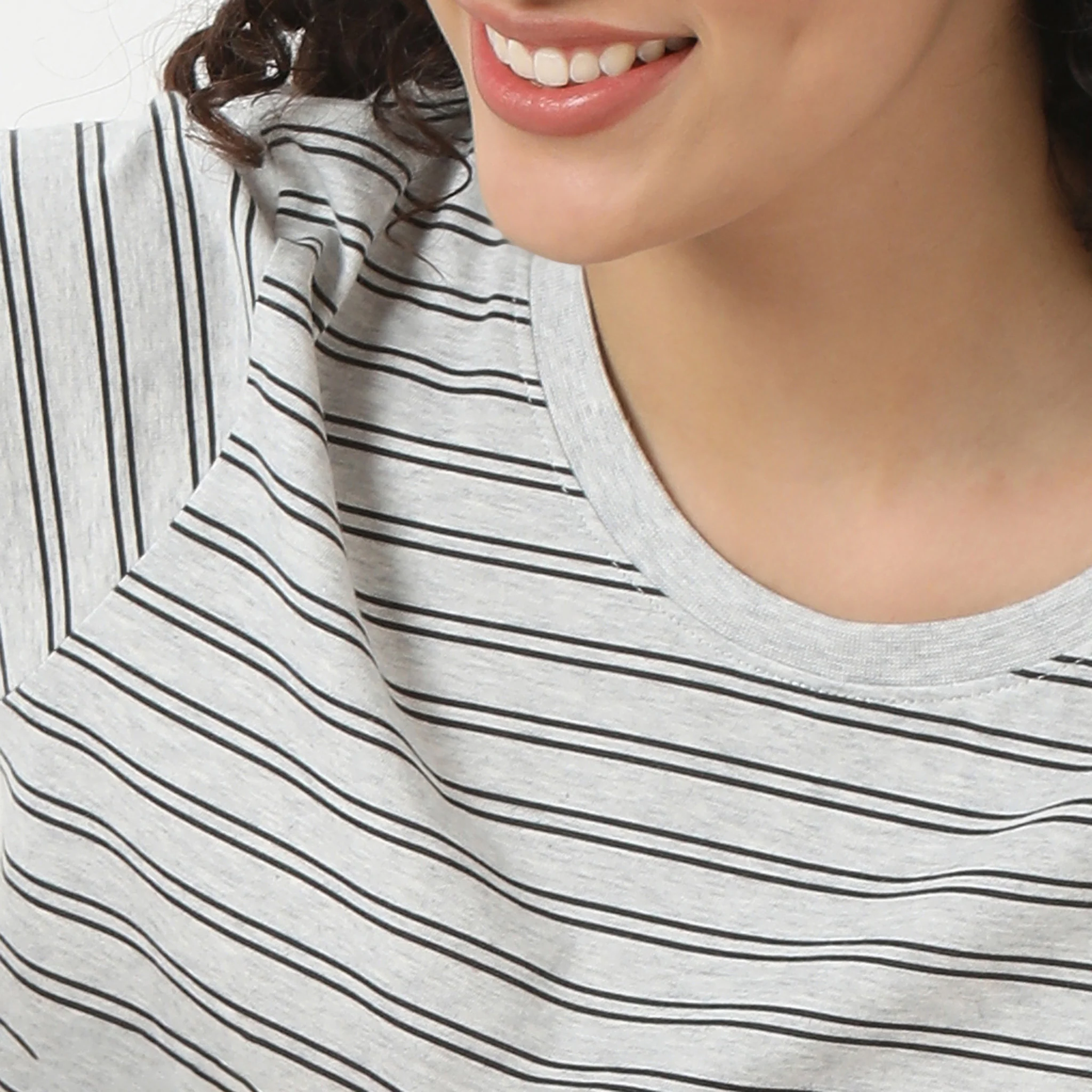 Striped Loungewear T-Shirt - Image 4