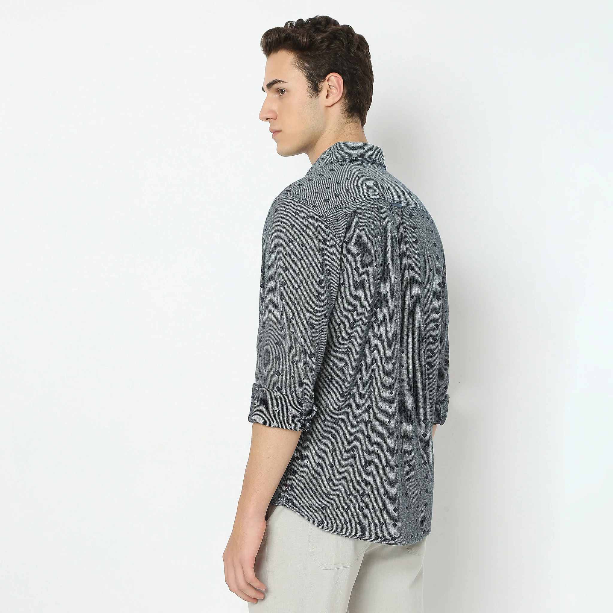Cotton Striped Cruiser Shirt - Image 3