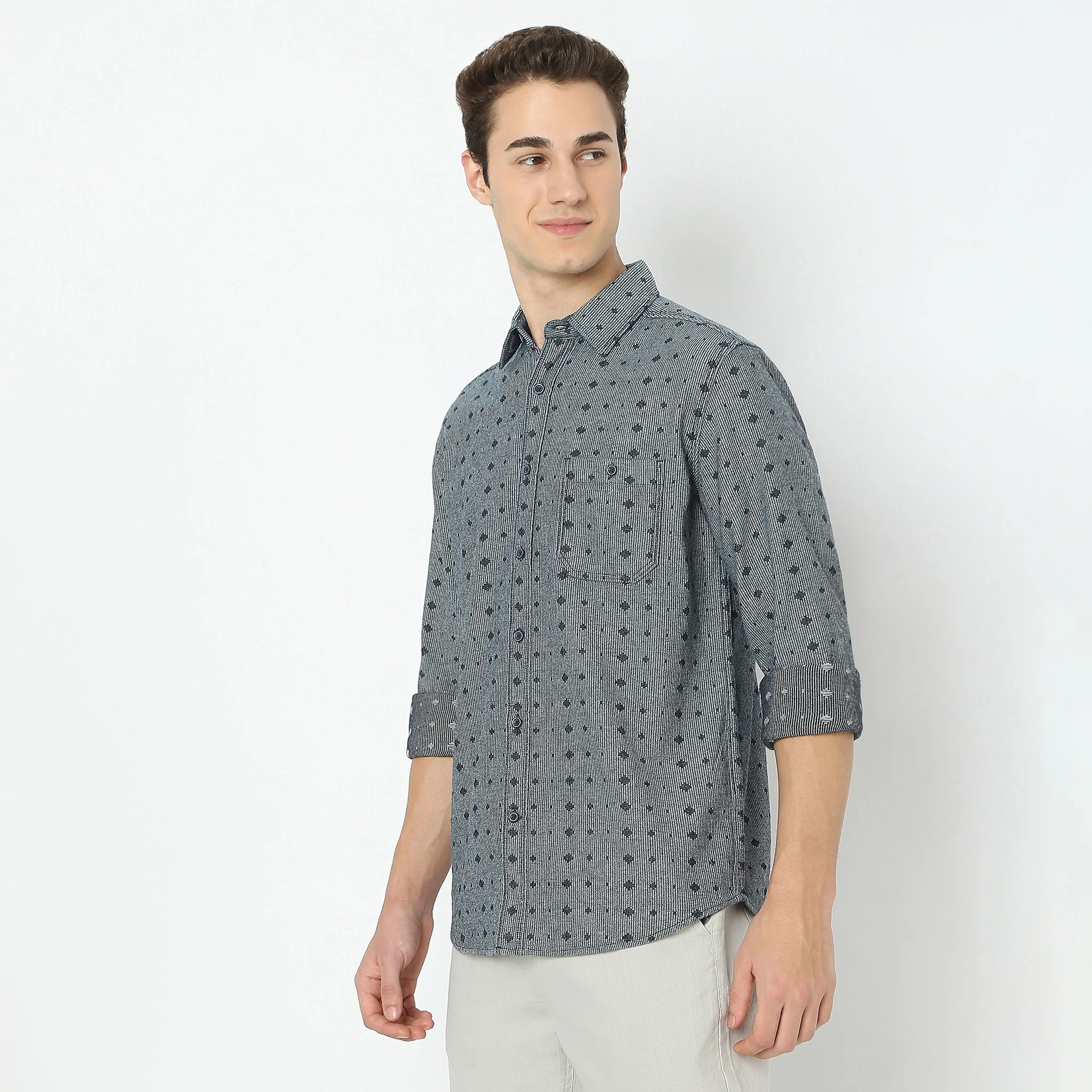 Cotton Striped Cruiser Shirt - Image 5