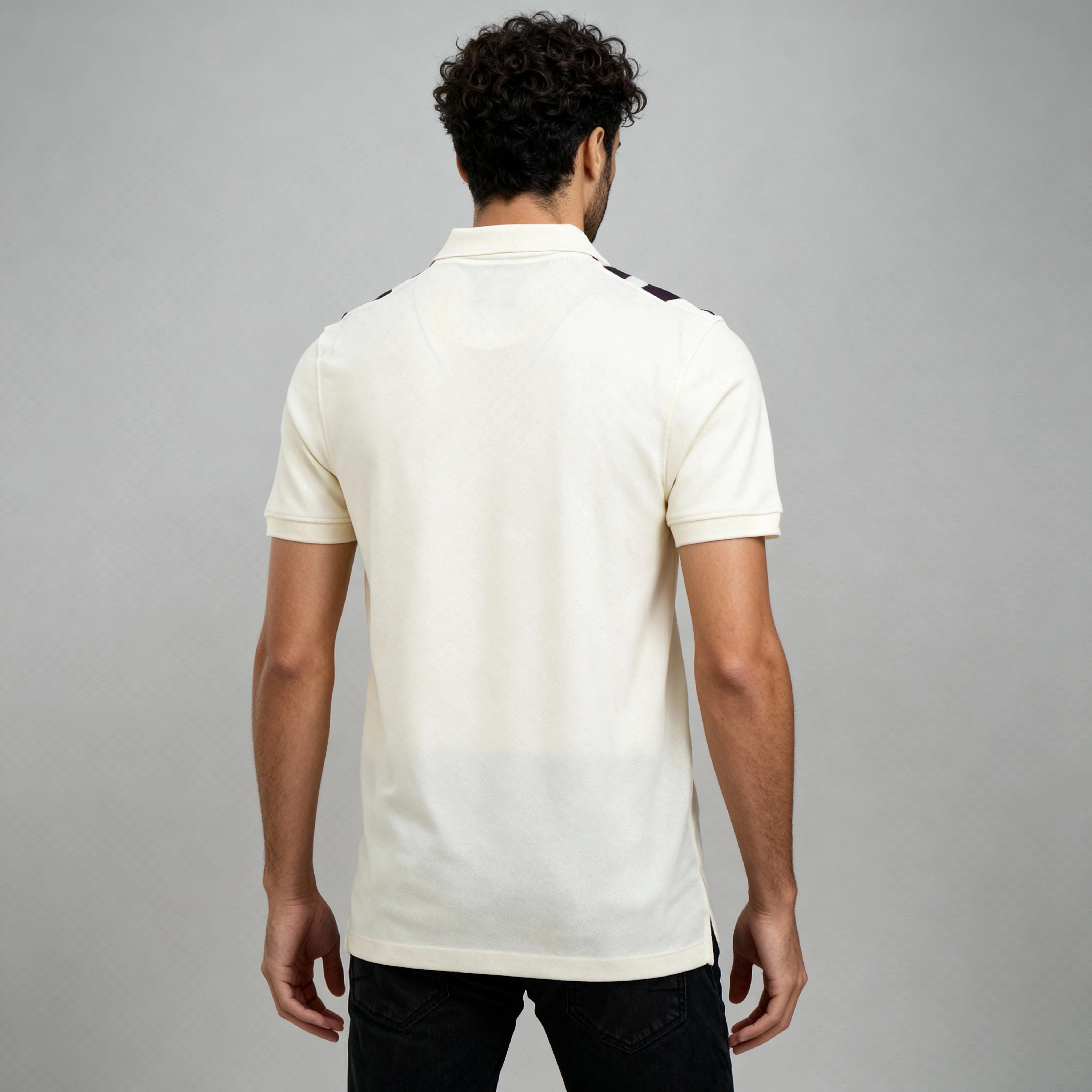 Striped University Polo T-Shirt - Image 3