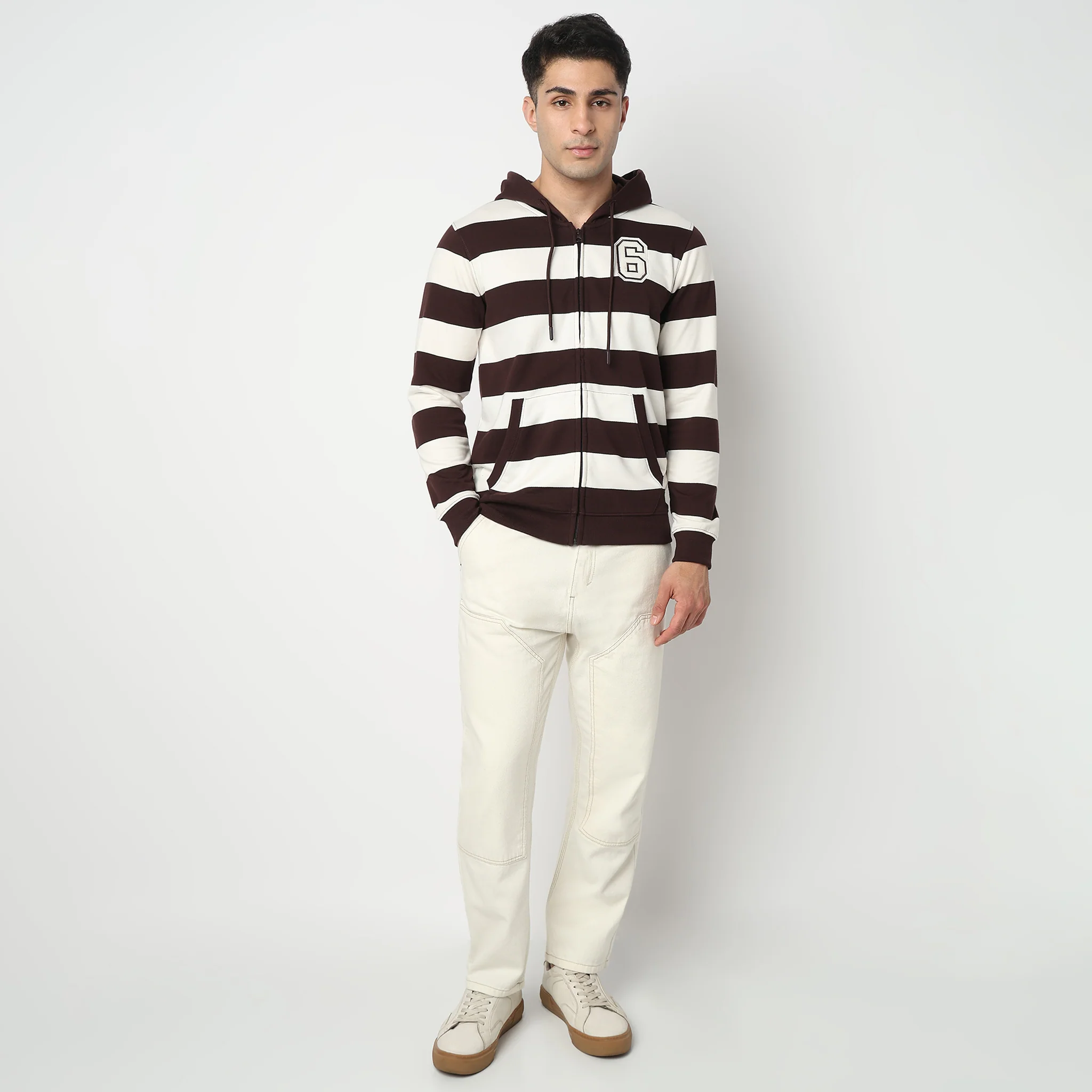 Striped University Sweatshirt - Image 2