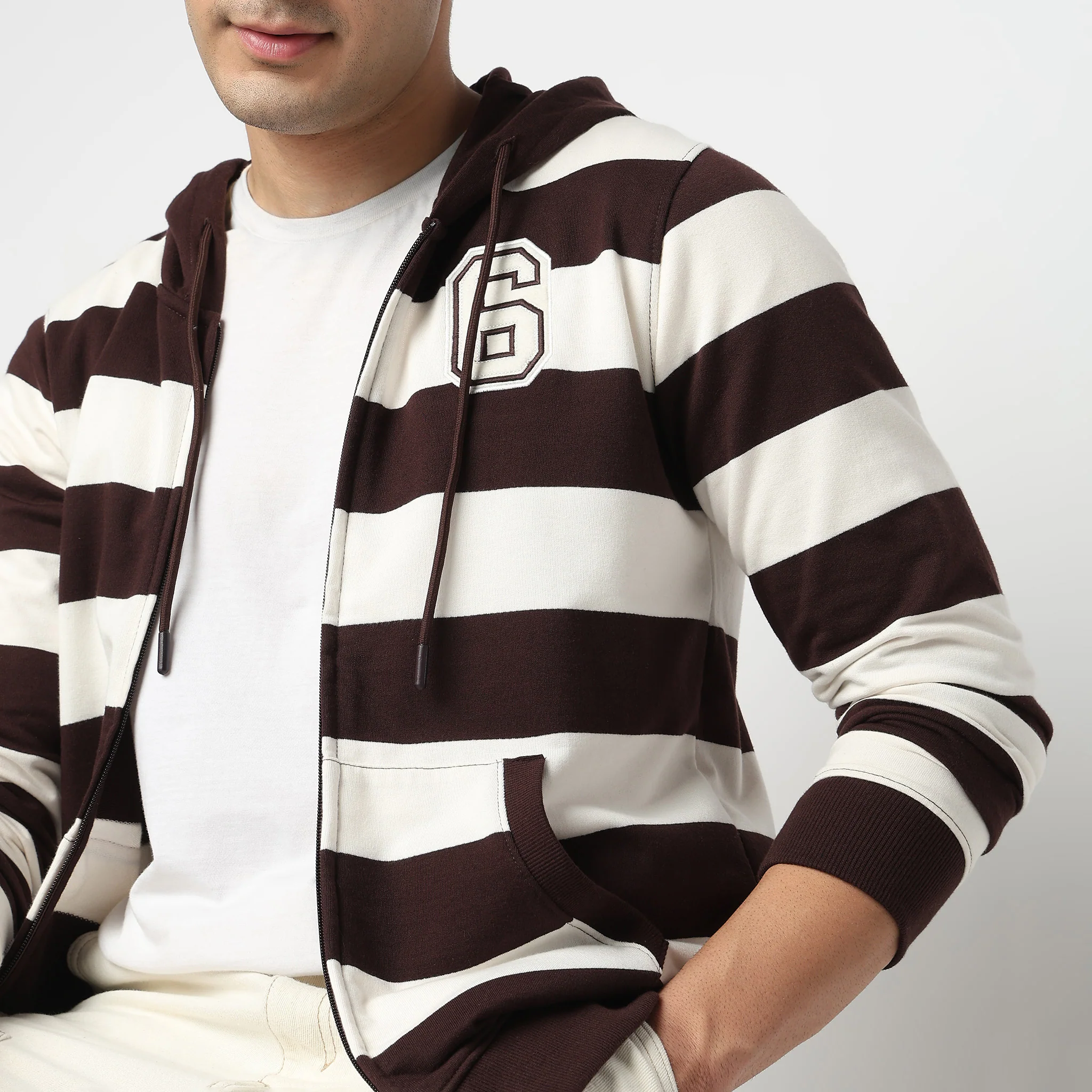 Striped University Sweatshirt - Image 4