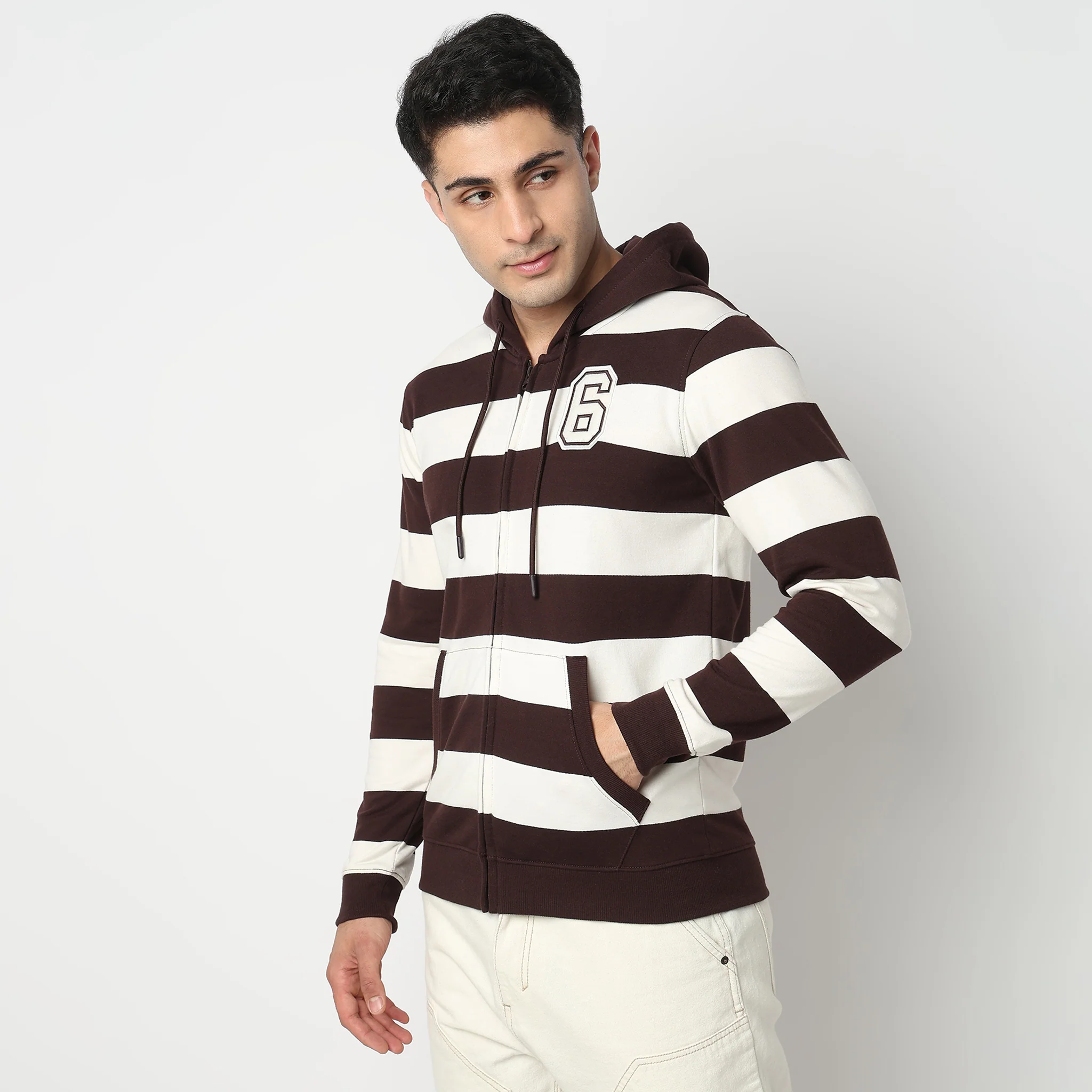 Striped University Sweatshirt - Image 5