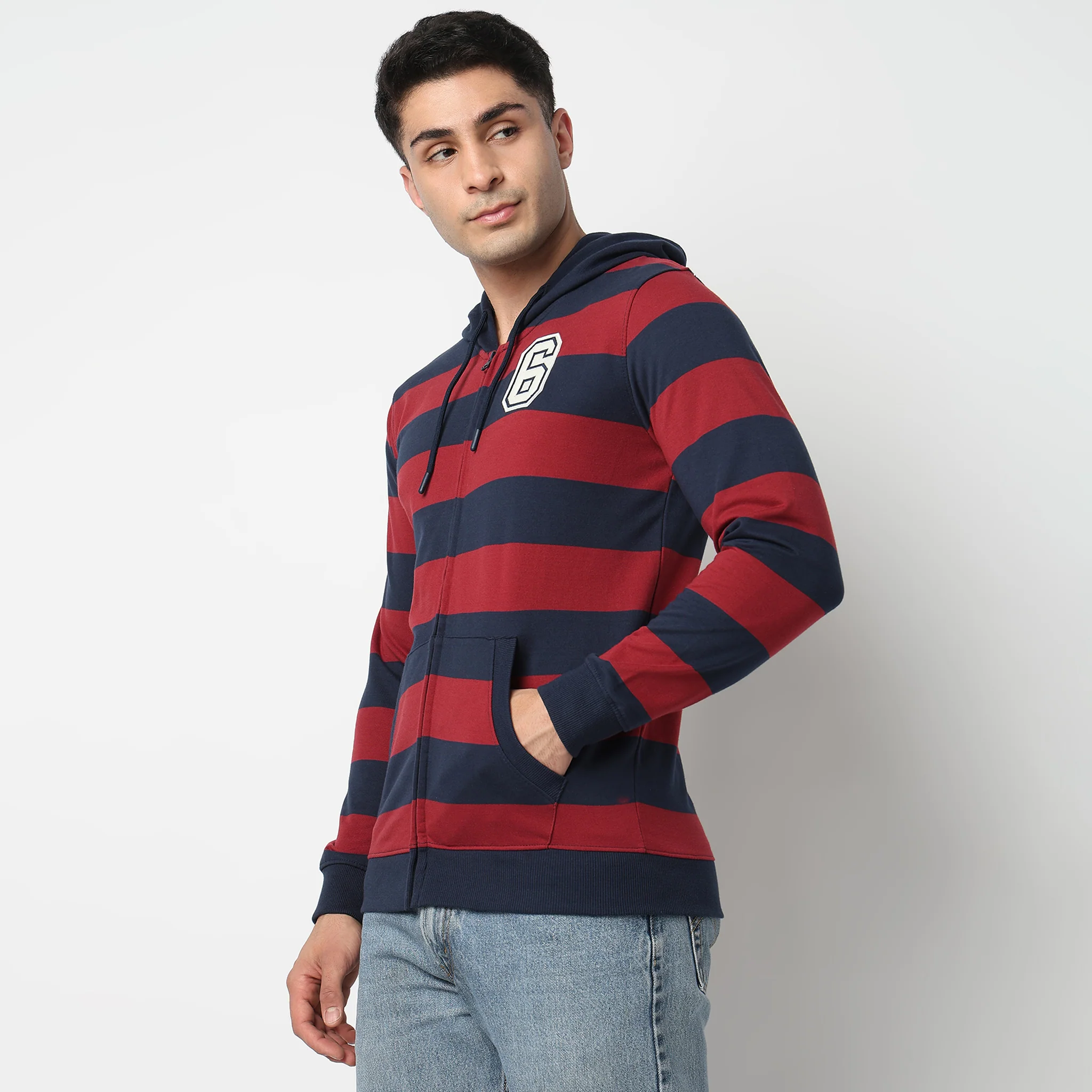 Striped University Sweatshirt - Image 7