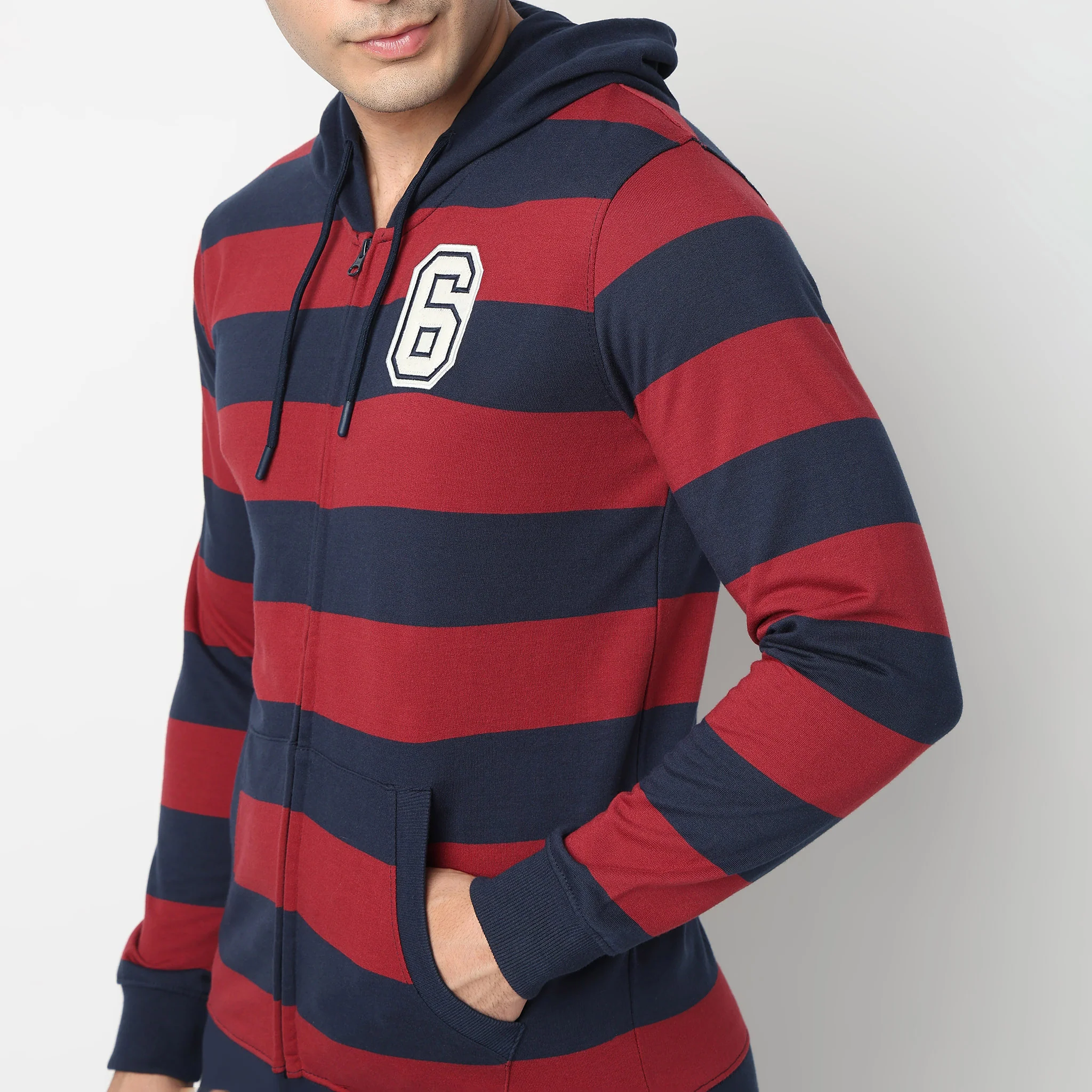 Striped University Sweatshirt - Image 9