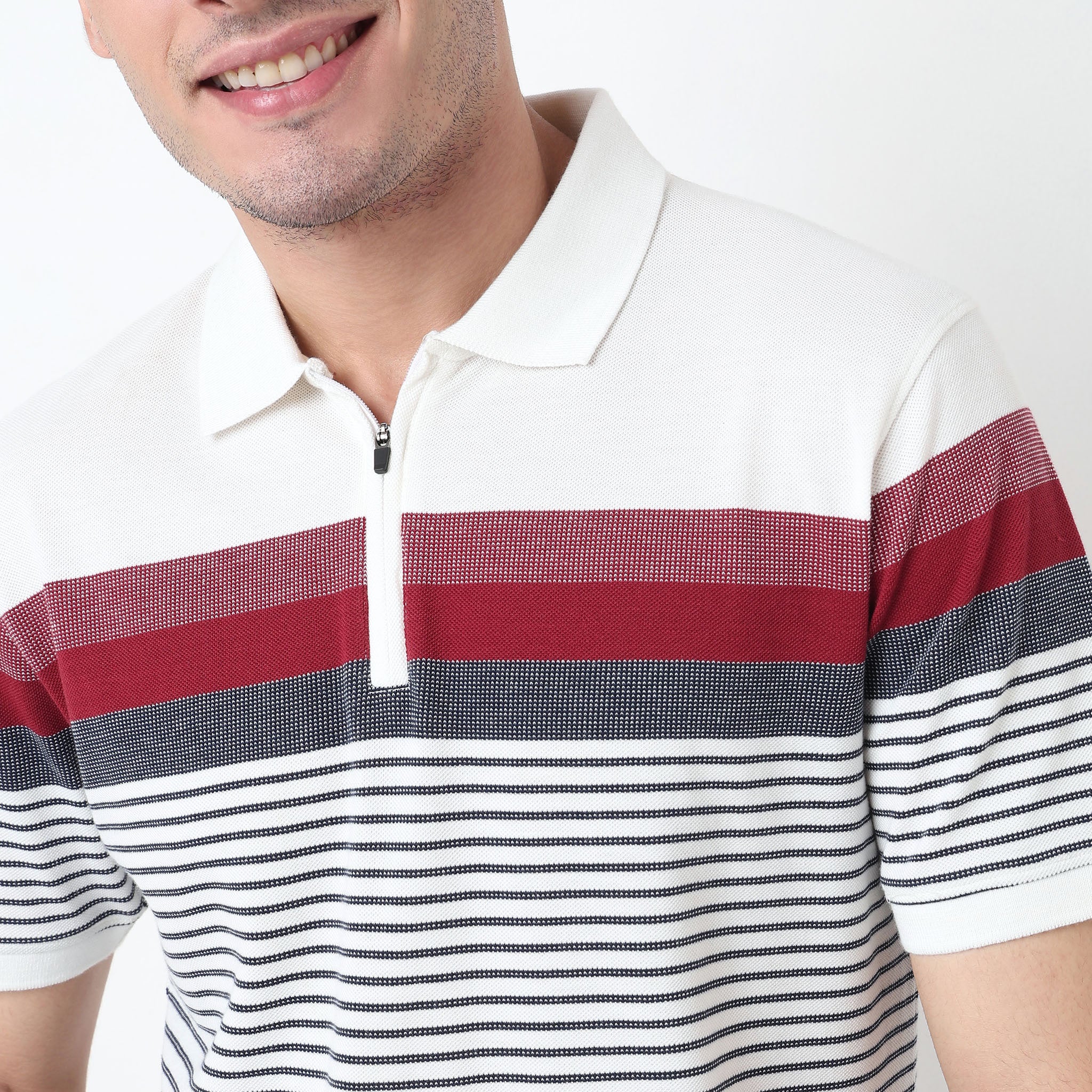 Striped Weekend Polo T-Shirt - Image 4