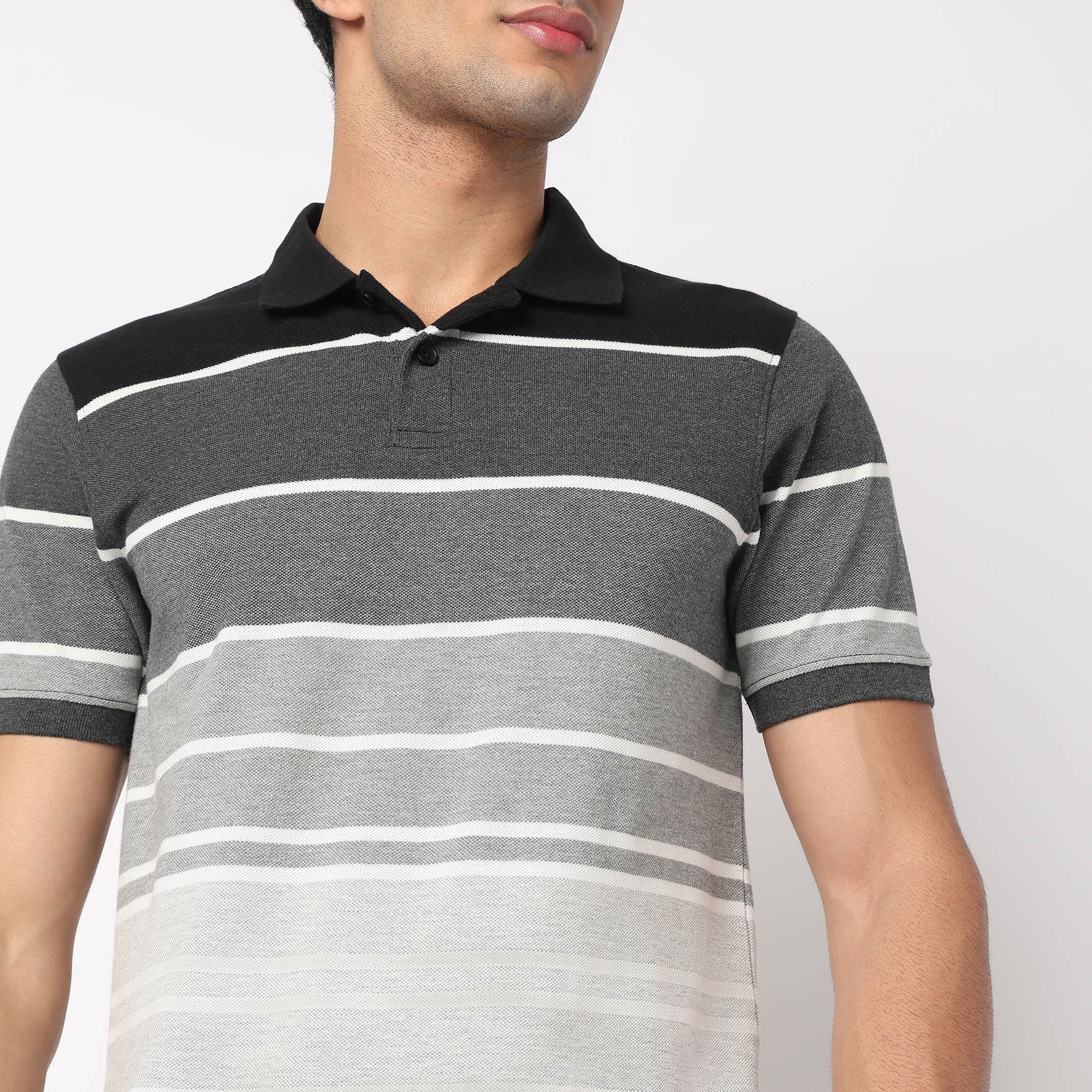 Striped Weekend Polo T-Shirt - Image 4