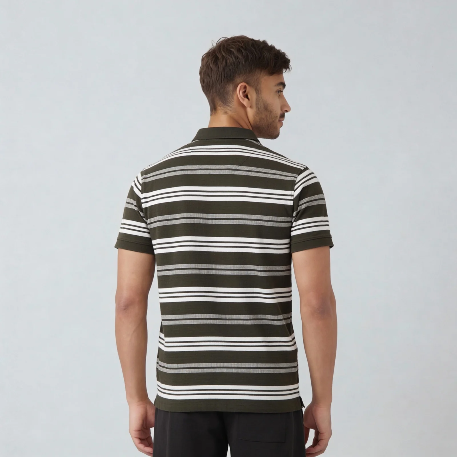 Striped Weekend Polo T-Shirt - Image 3
