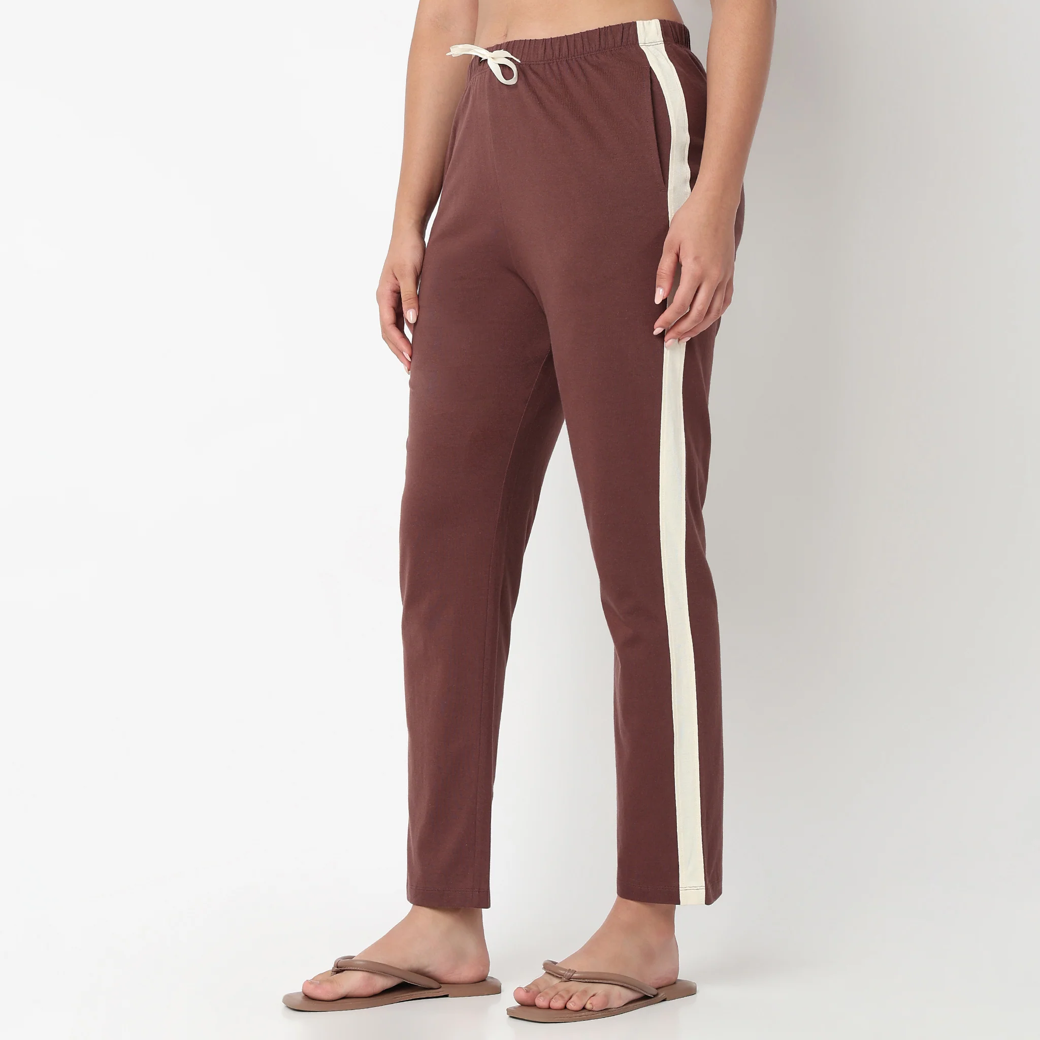 Stripped Mid Rise Lounge Pyjama - Image 5