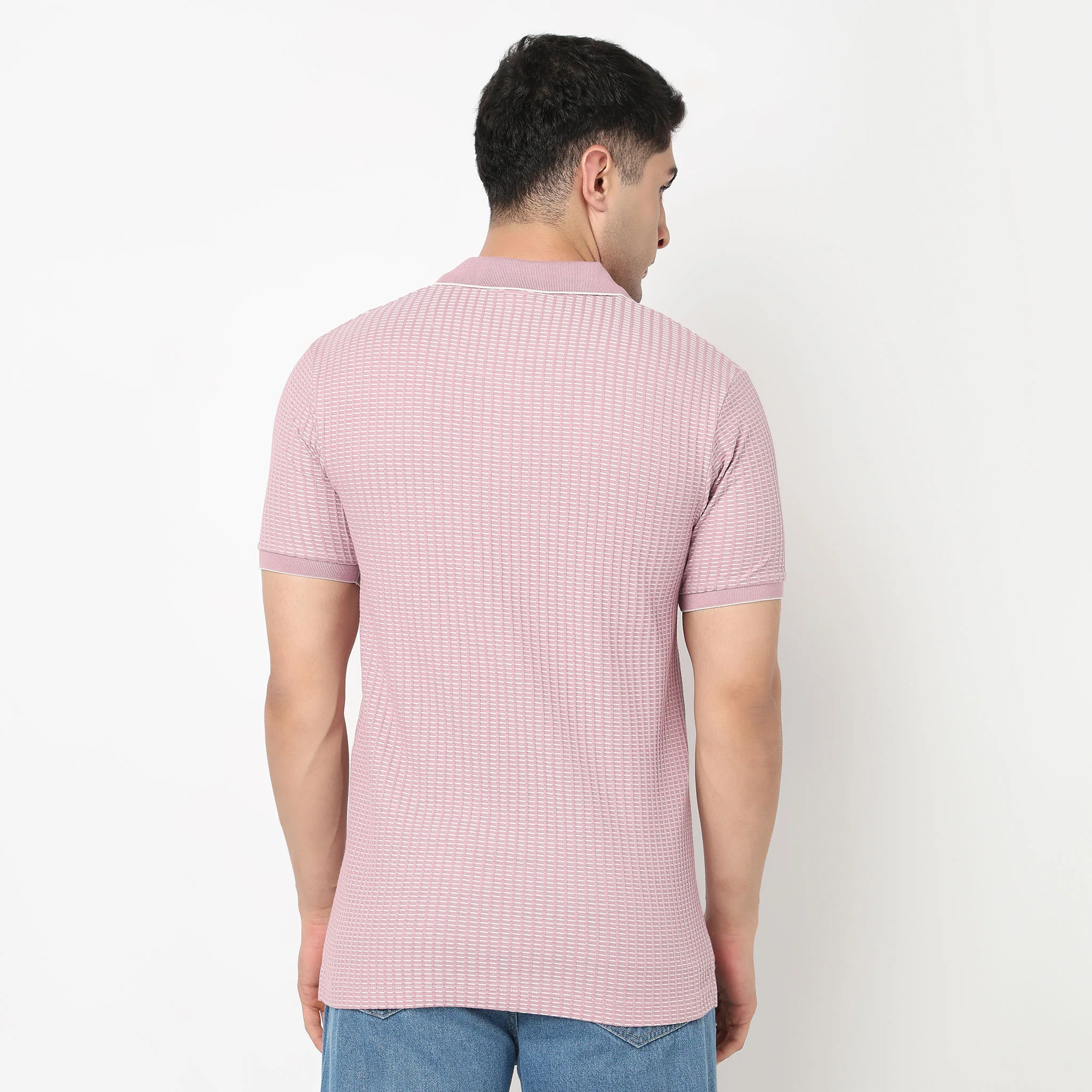 Structured Aviator Polo T-Shirt - Image 3