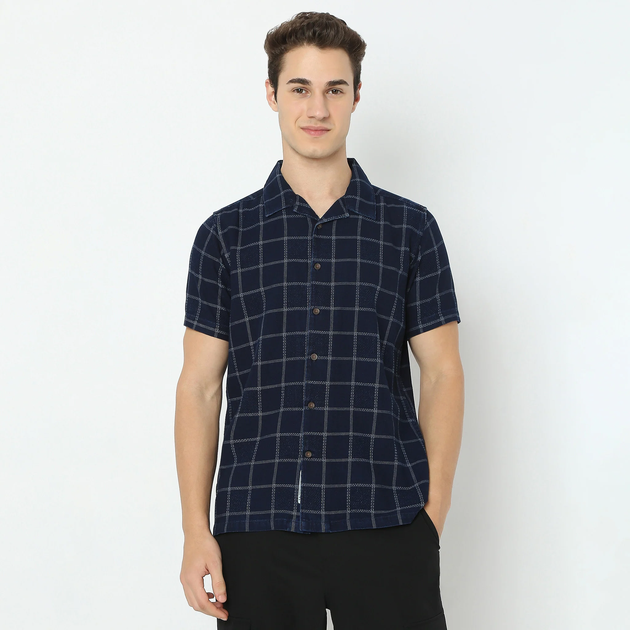 Mood™ Shirt - Structured Camp Collar Modern Explorer Half Sleeve - Image 2