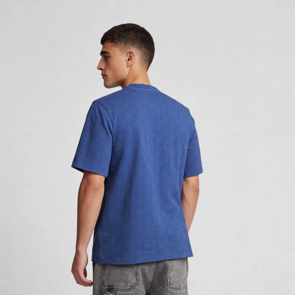 Structured Crew Neck Camper T-Shirt - Image 8