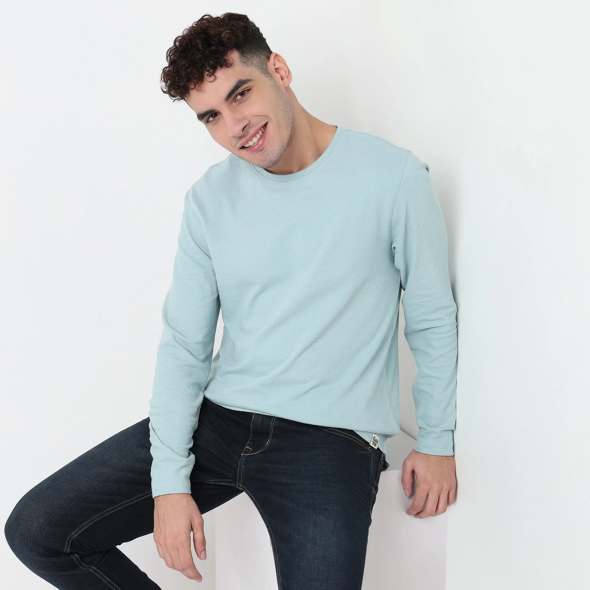 Structured Cotton Cruiser Tee - Image 2
