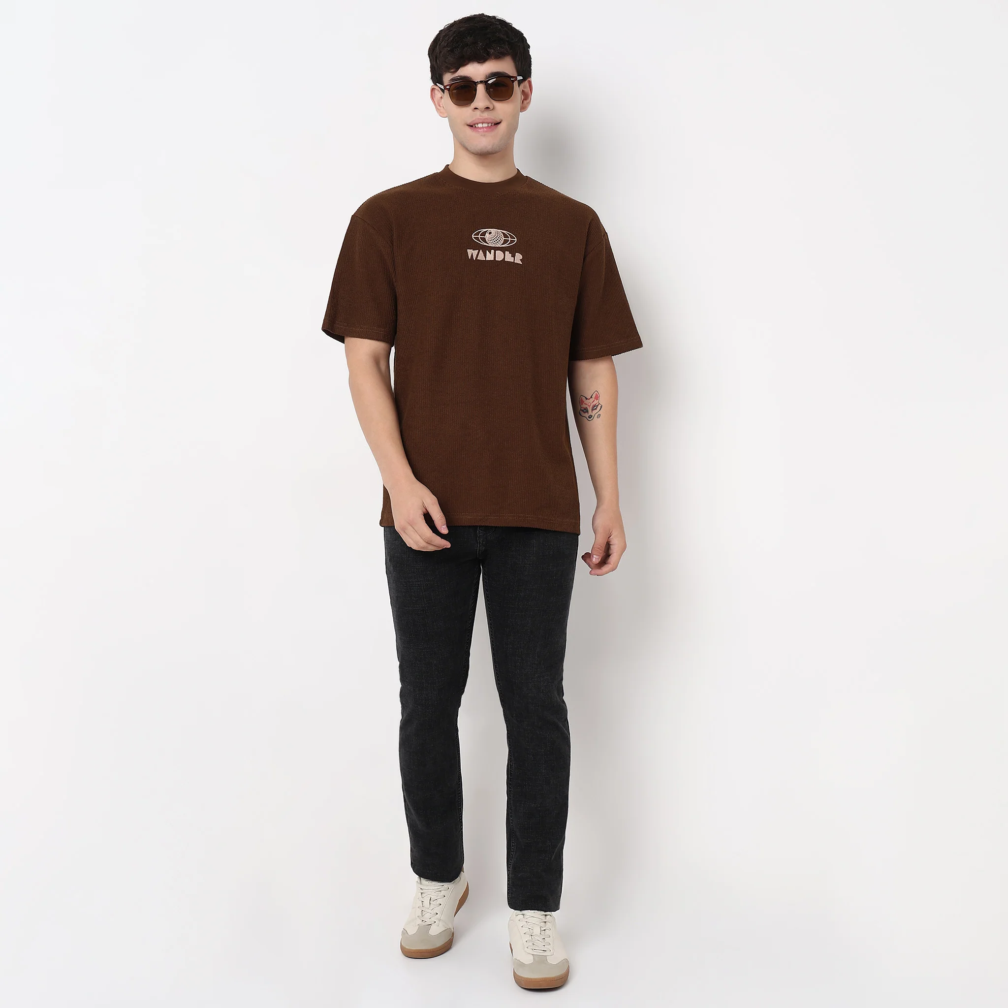 Structured Crew Neck Oversize Ranger Tee - Image 11