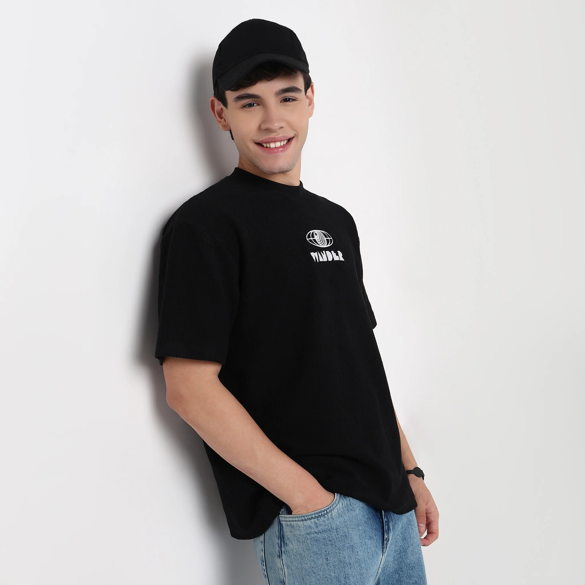 Structured Crew Neck Oversize Ranger Tee - Image 12