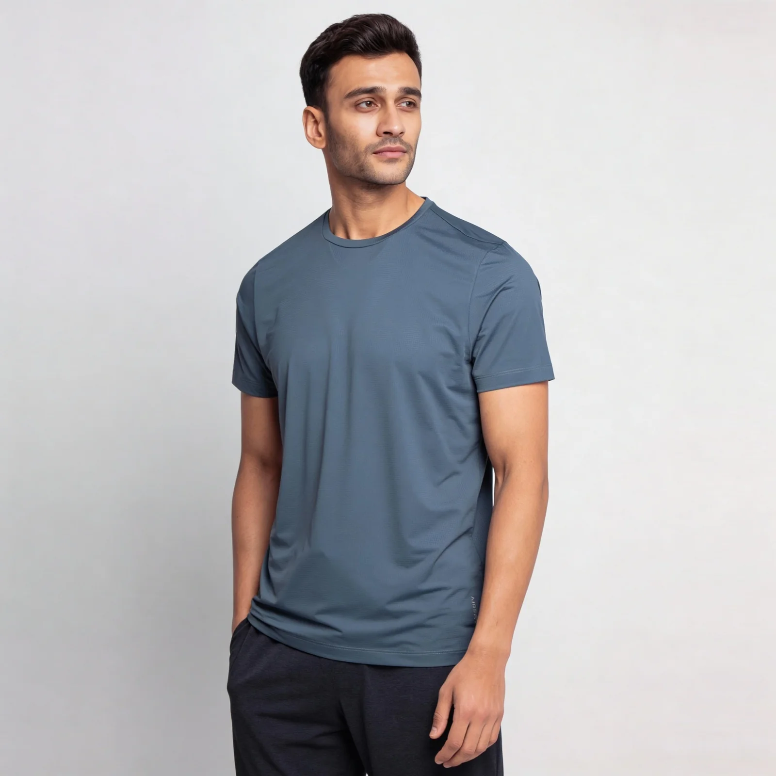 Structured Crew Neck T-Shirt - Image 10