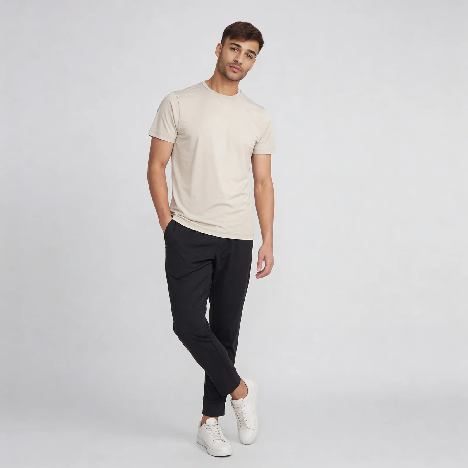Structured Crew Neck T-Shirt - Image 11