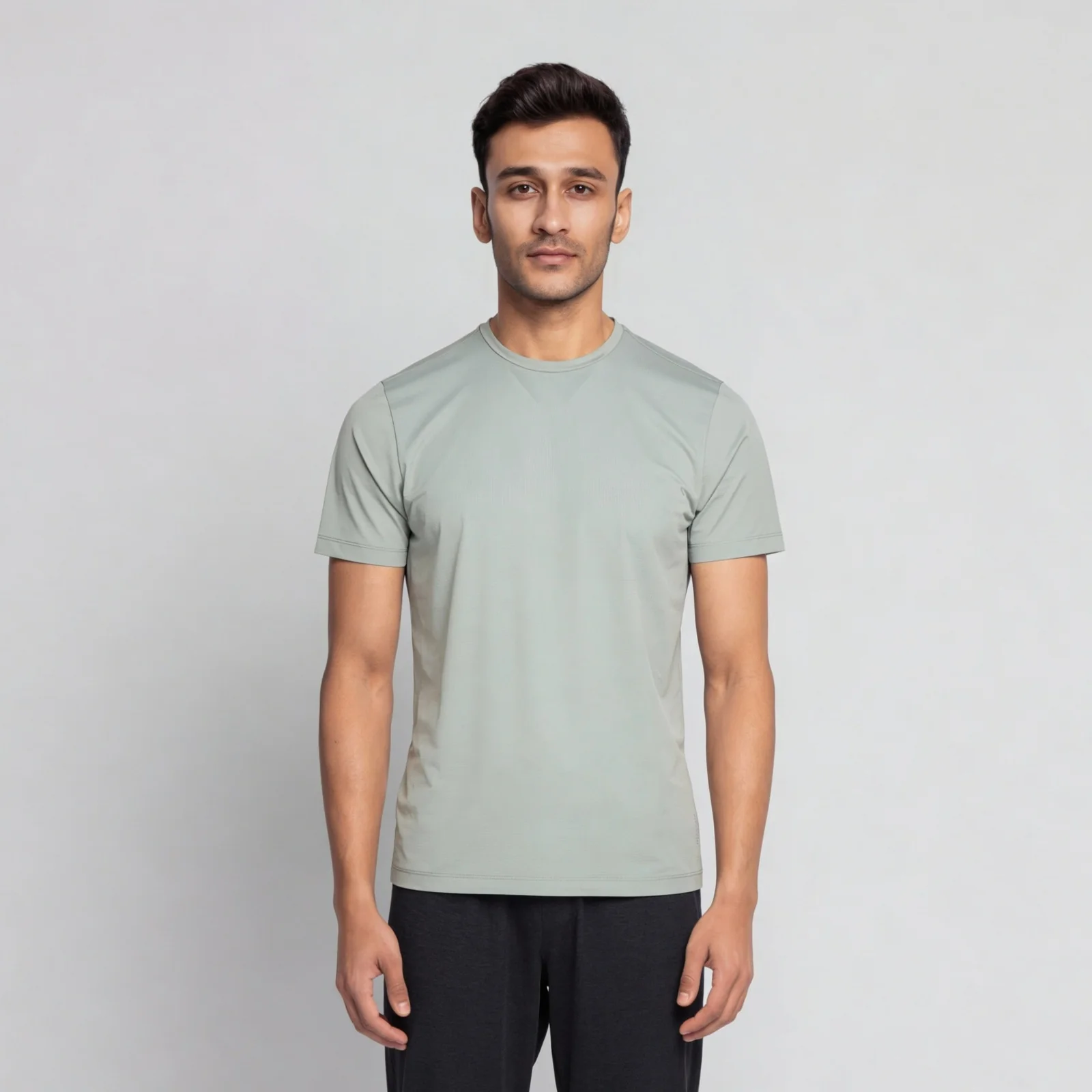 Structured Crew Neck T-Shirt - Image 2