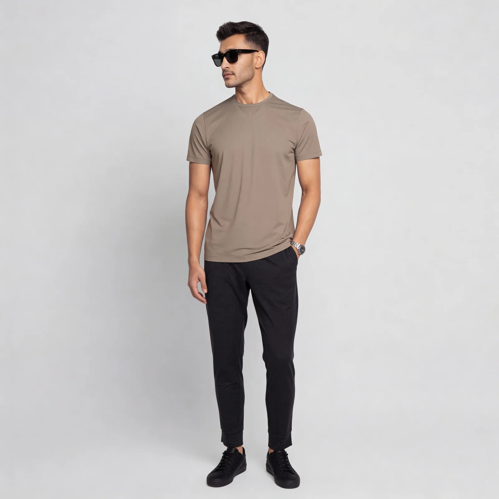 Structured Crew Neck T-Shirt - Image 21