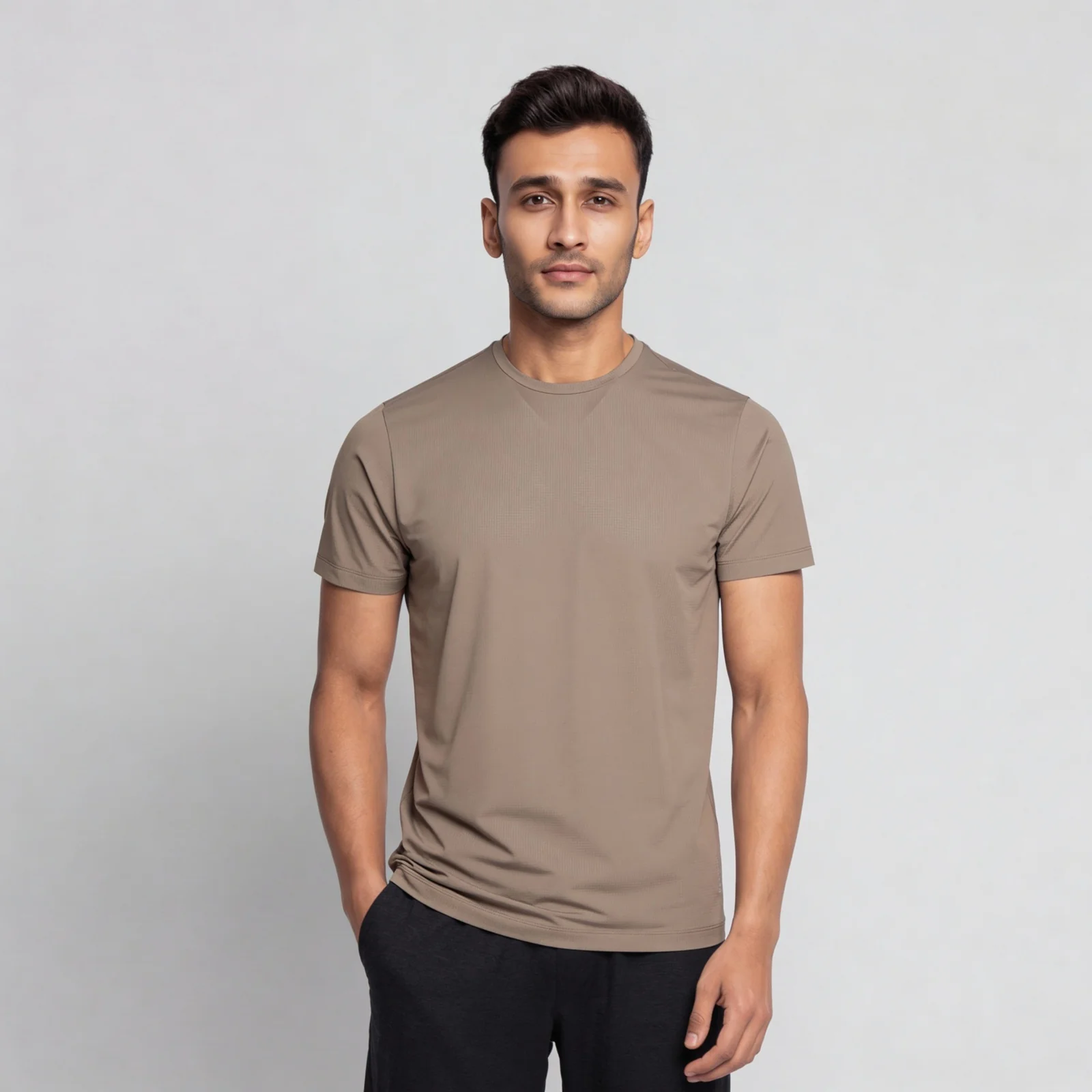 Structured Crew Neck T-Shirt - Image 22