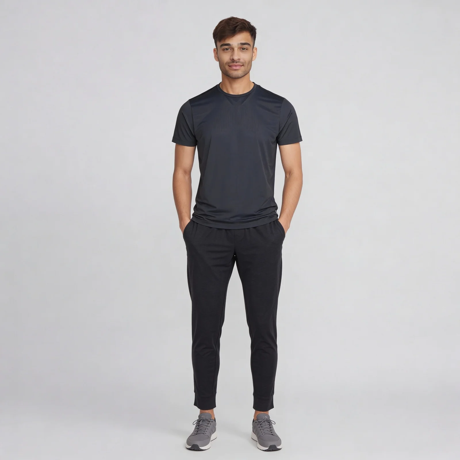 Structured Crew Neck T-Shirt - Image 26