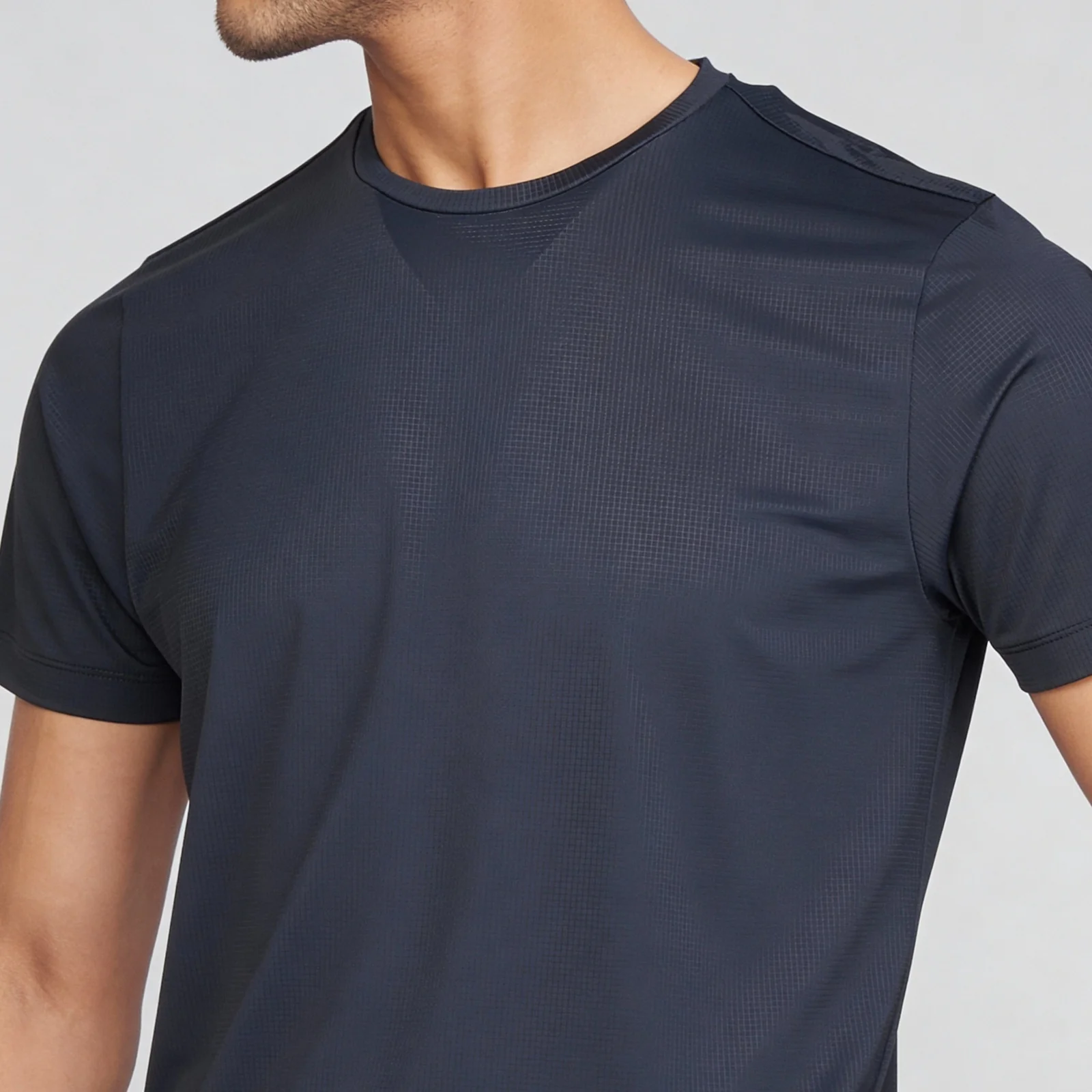 Structured Crew Neck T-Shirt - Image 29