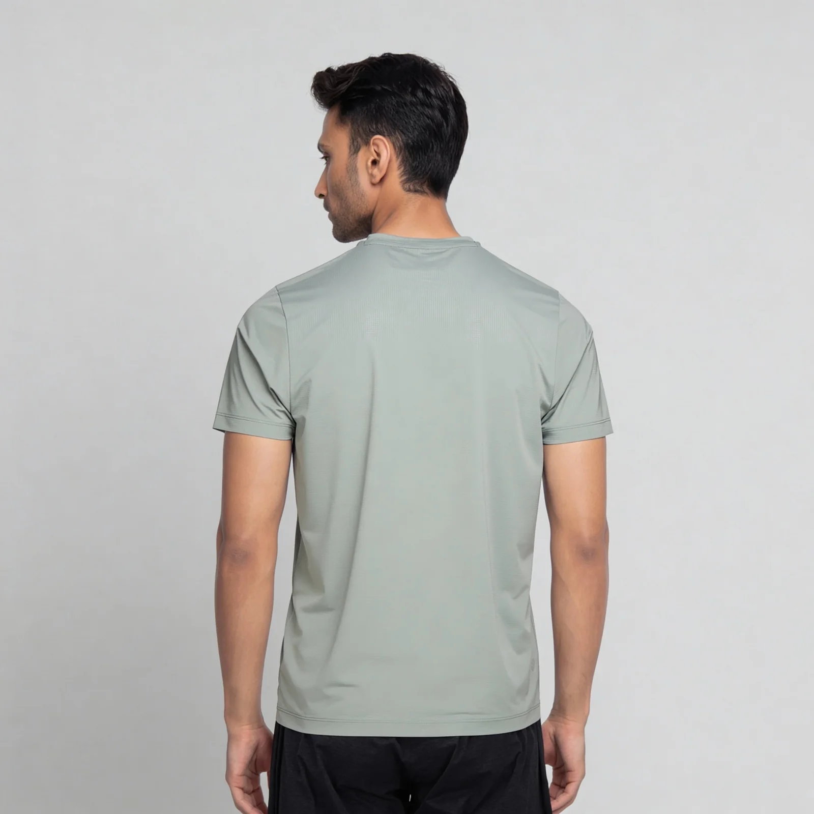 Structured Crew Neck T-Shirt - Image 3