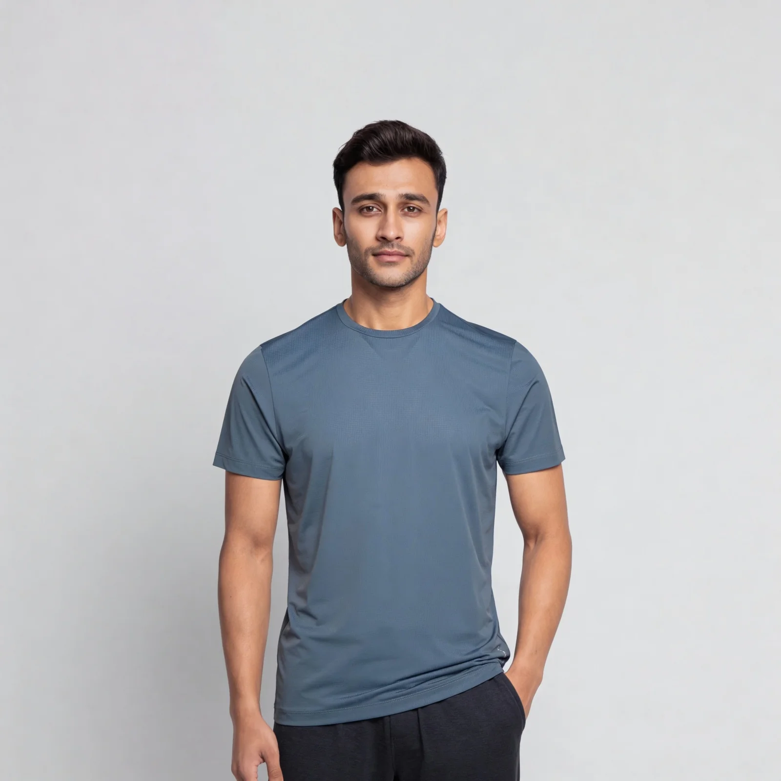 Structured Crew Neck T-Shirt - Image 7