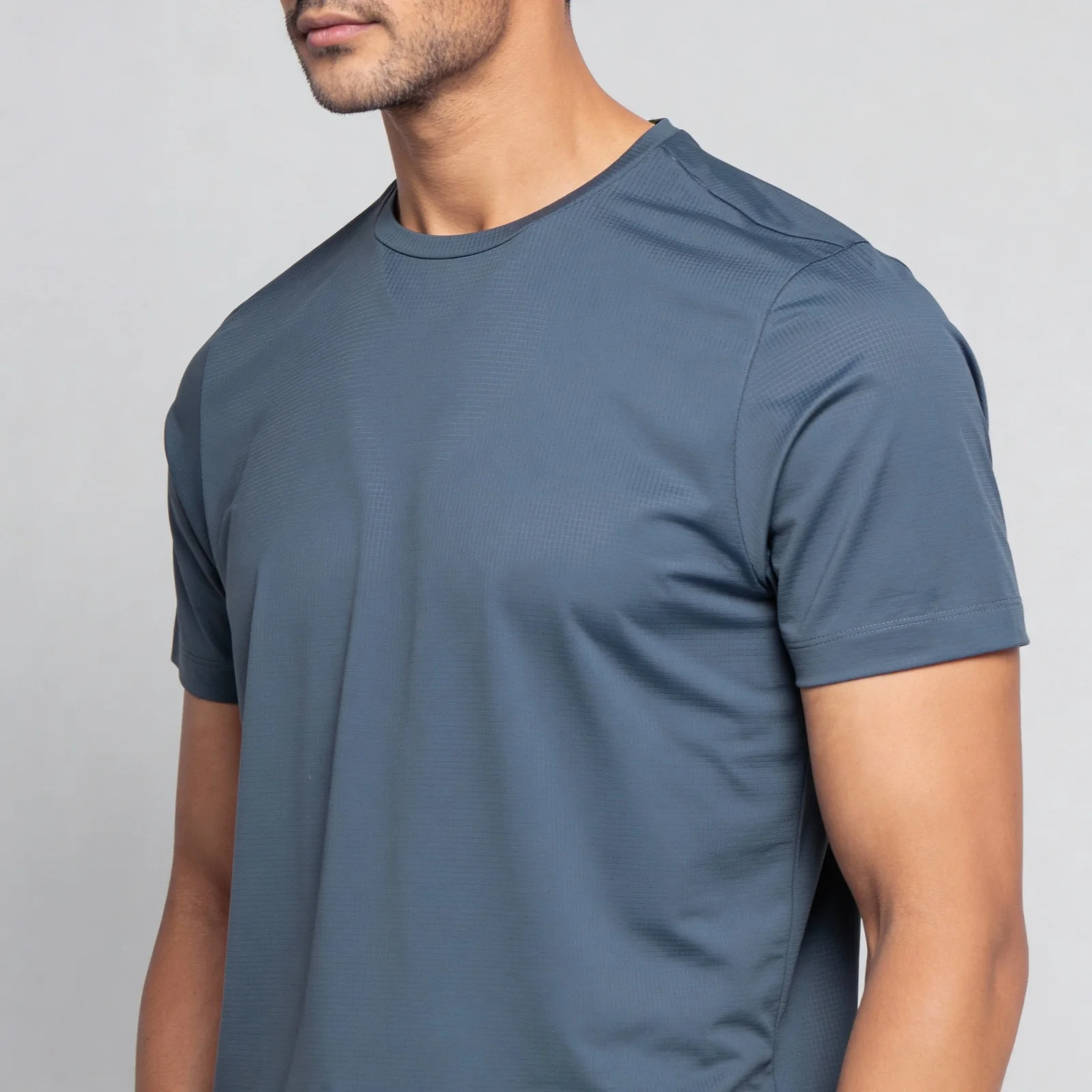 Structured Crew Neck T-Shirt - Image 9