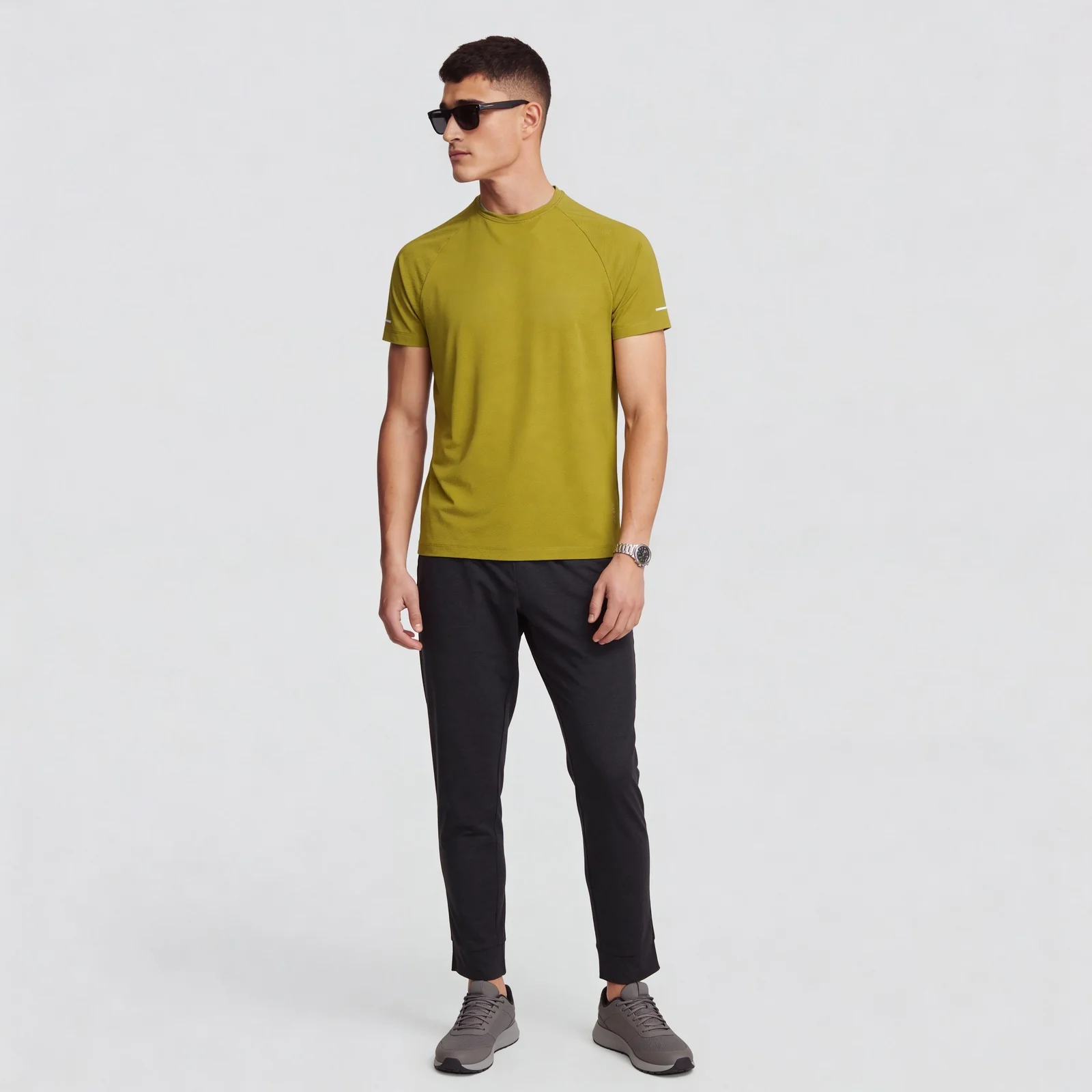 Structured Crew Neck T-Shirt - Image 11