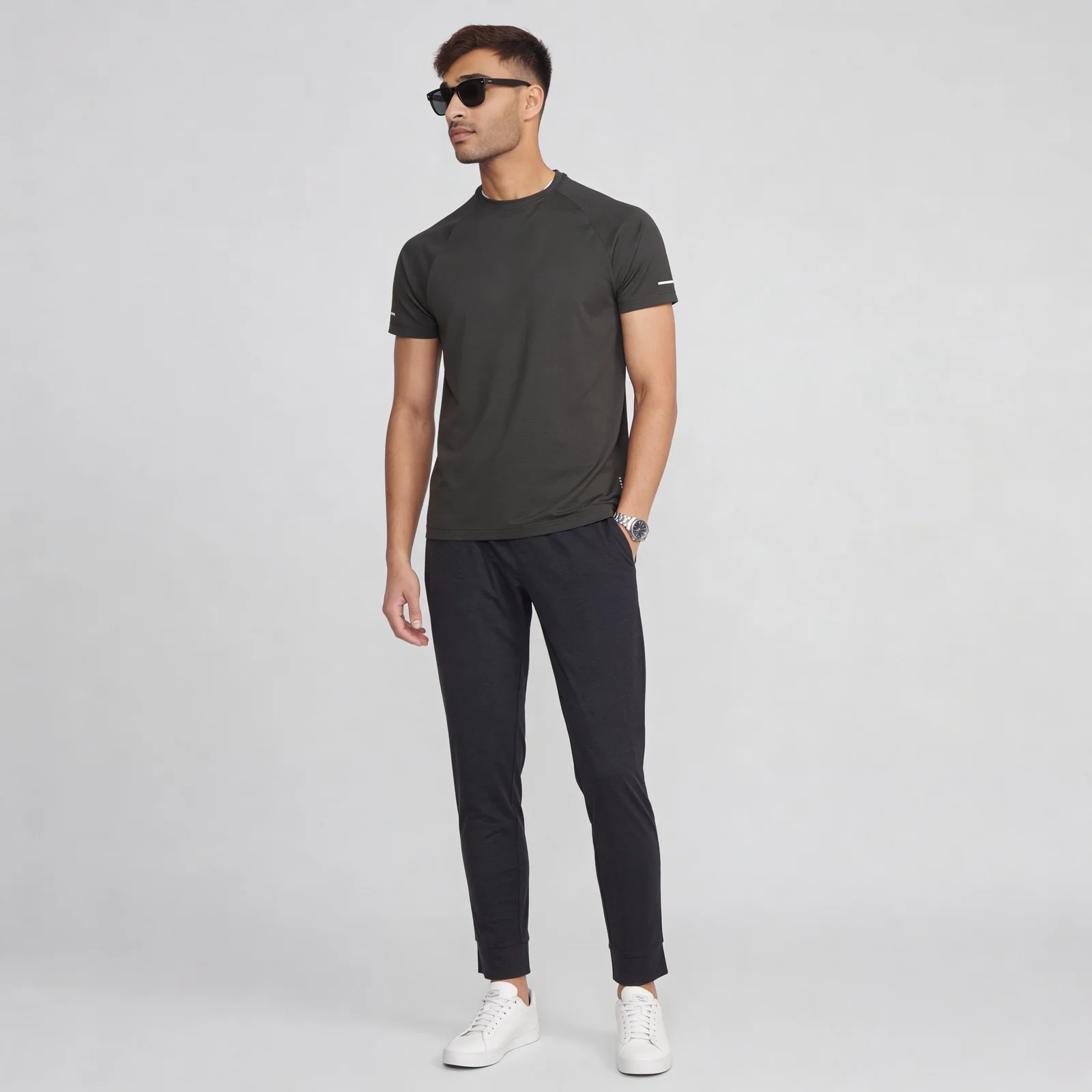 Structured Crew Neck T-Shirt - Image 16