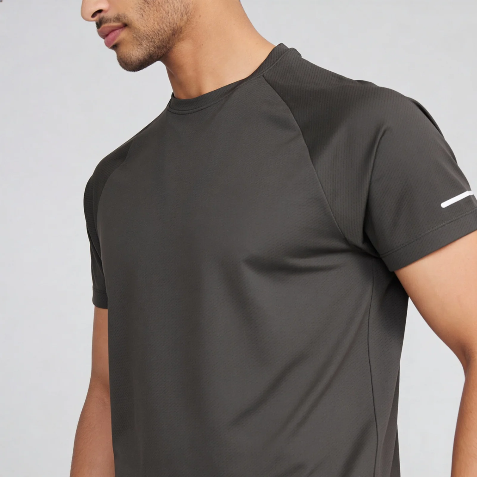 Structured Crew Neck T-Shirt - Image 19