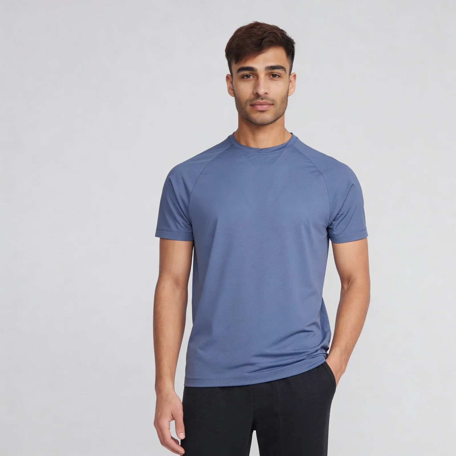 Structured Crew Neck T-Shirt - Image 2