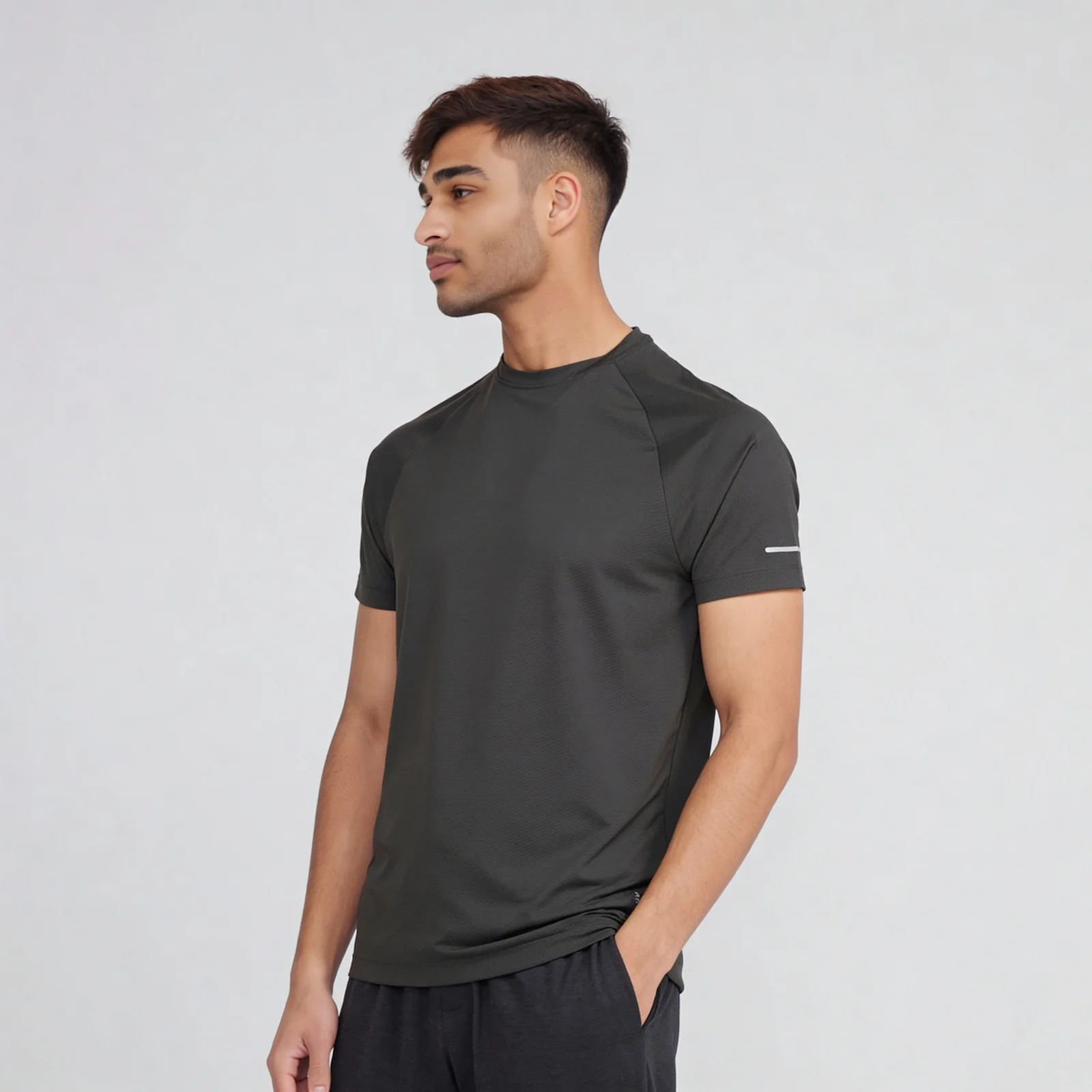 Structured Crew Neck T-Shirt - Image 20