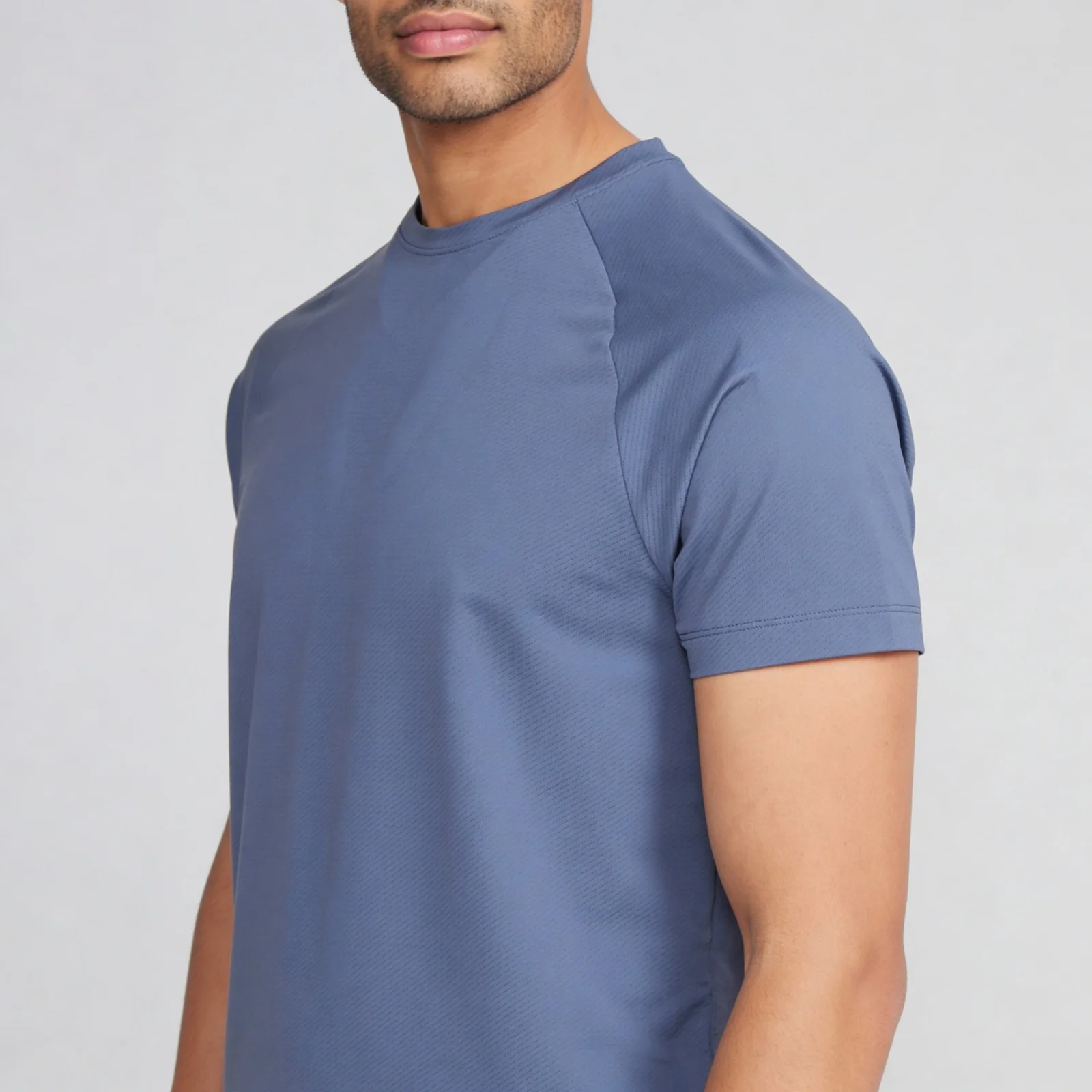 Structured Crew Neck T-Shirt - Image 4