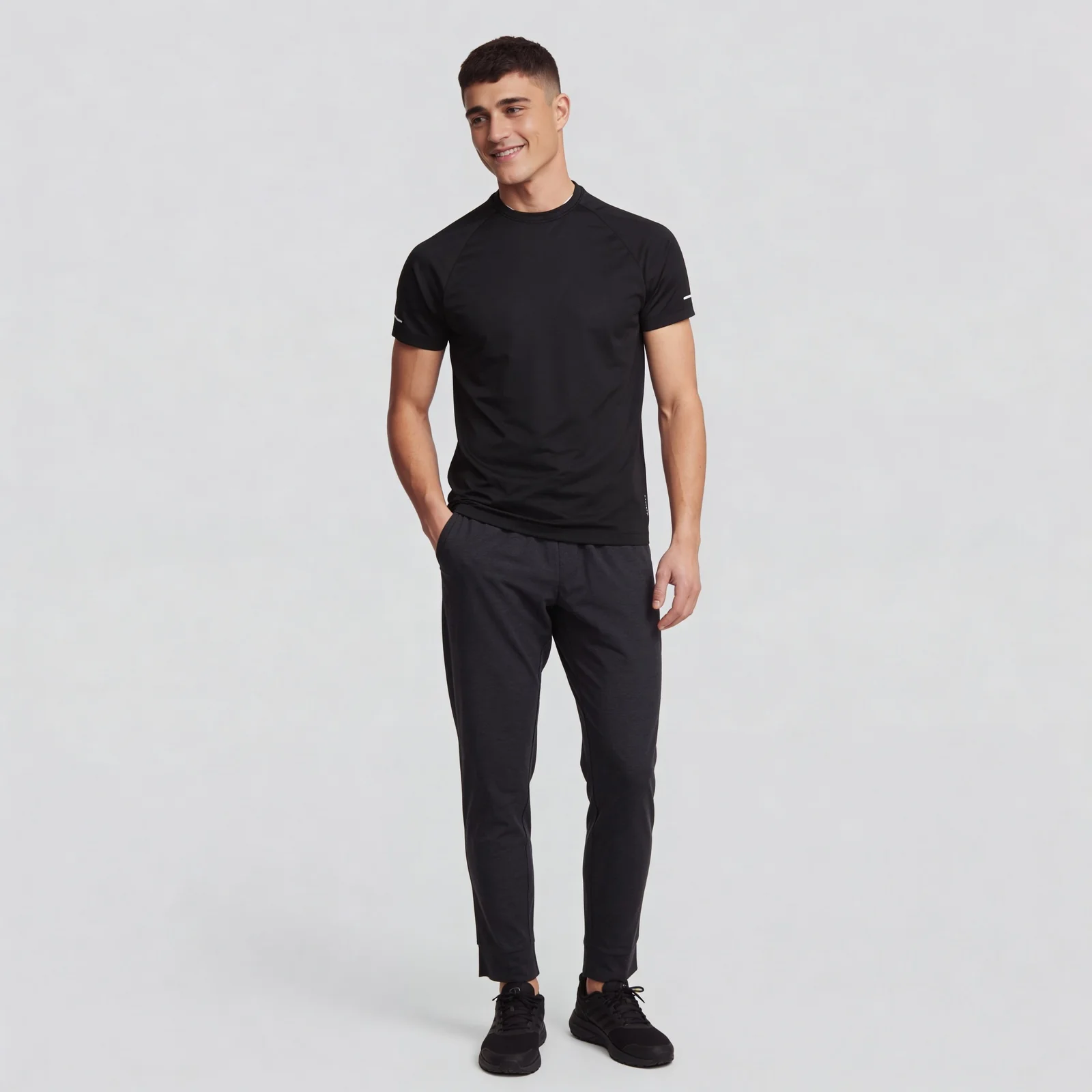 Structured Crew Neck T-Shirt - Image 6
