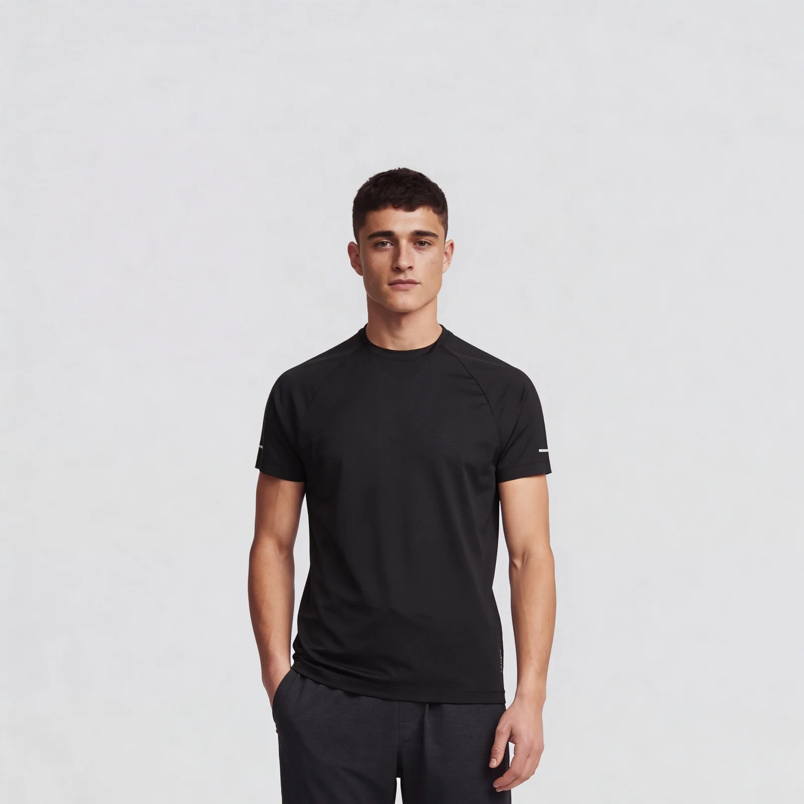 Structured Crew Neck T-Shirt - Image 7
