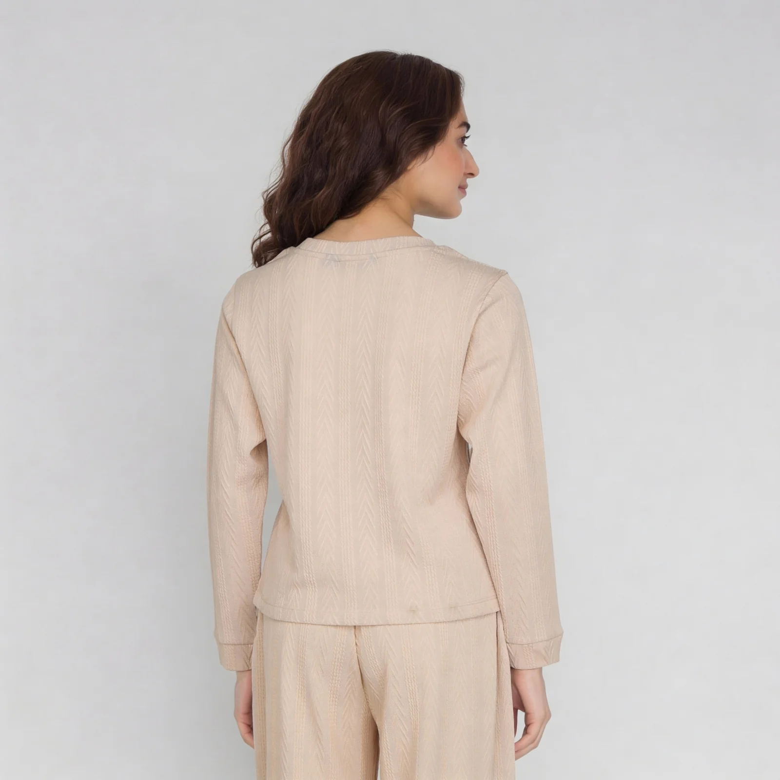 Structured Full Sleeve Lounge T-Shirt - Image 3