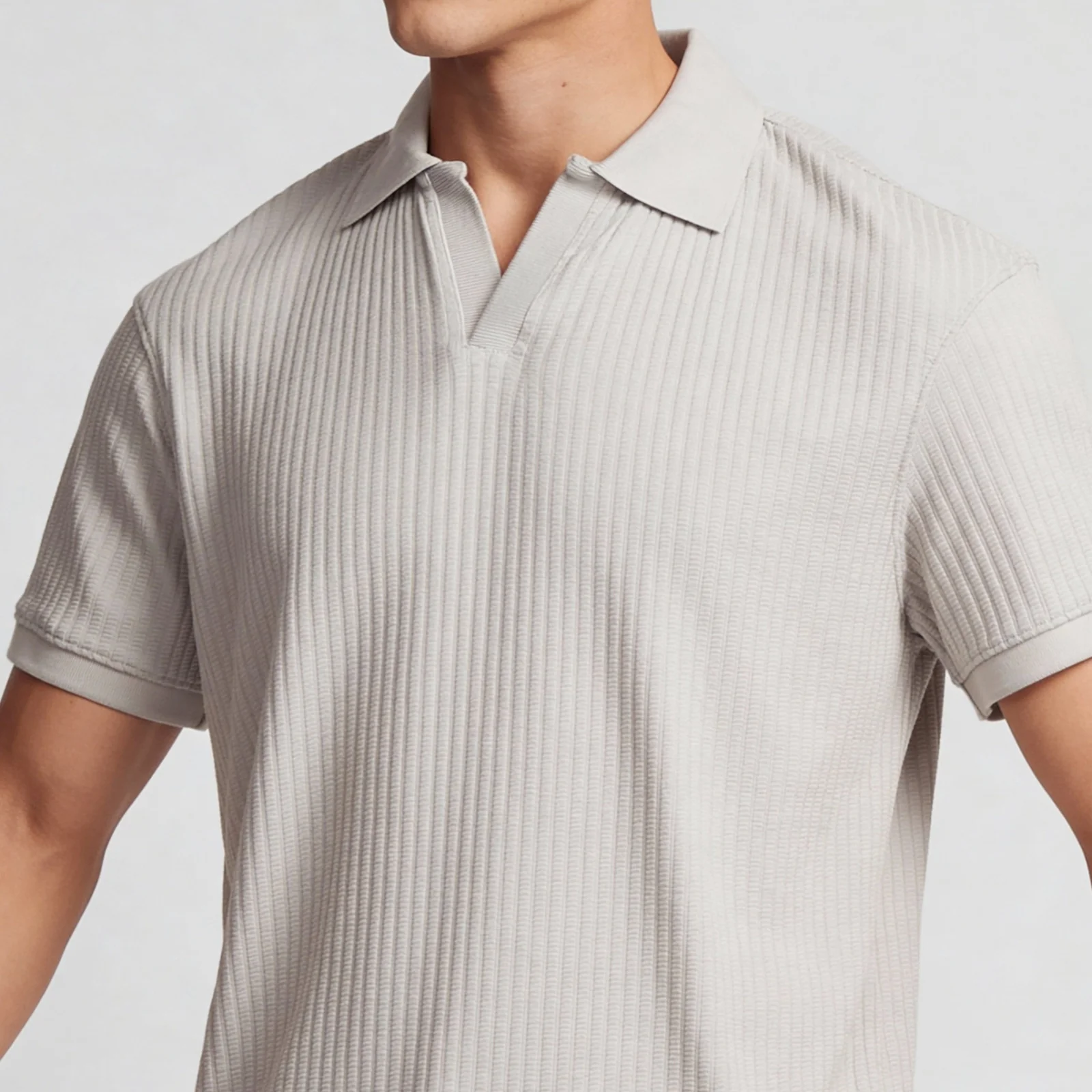 Structured Island Polo T-Shirt - Image 9