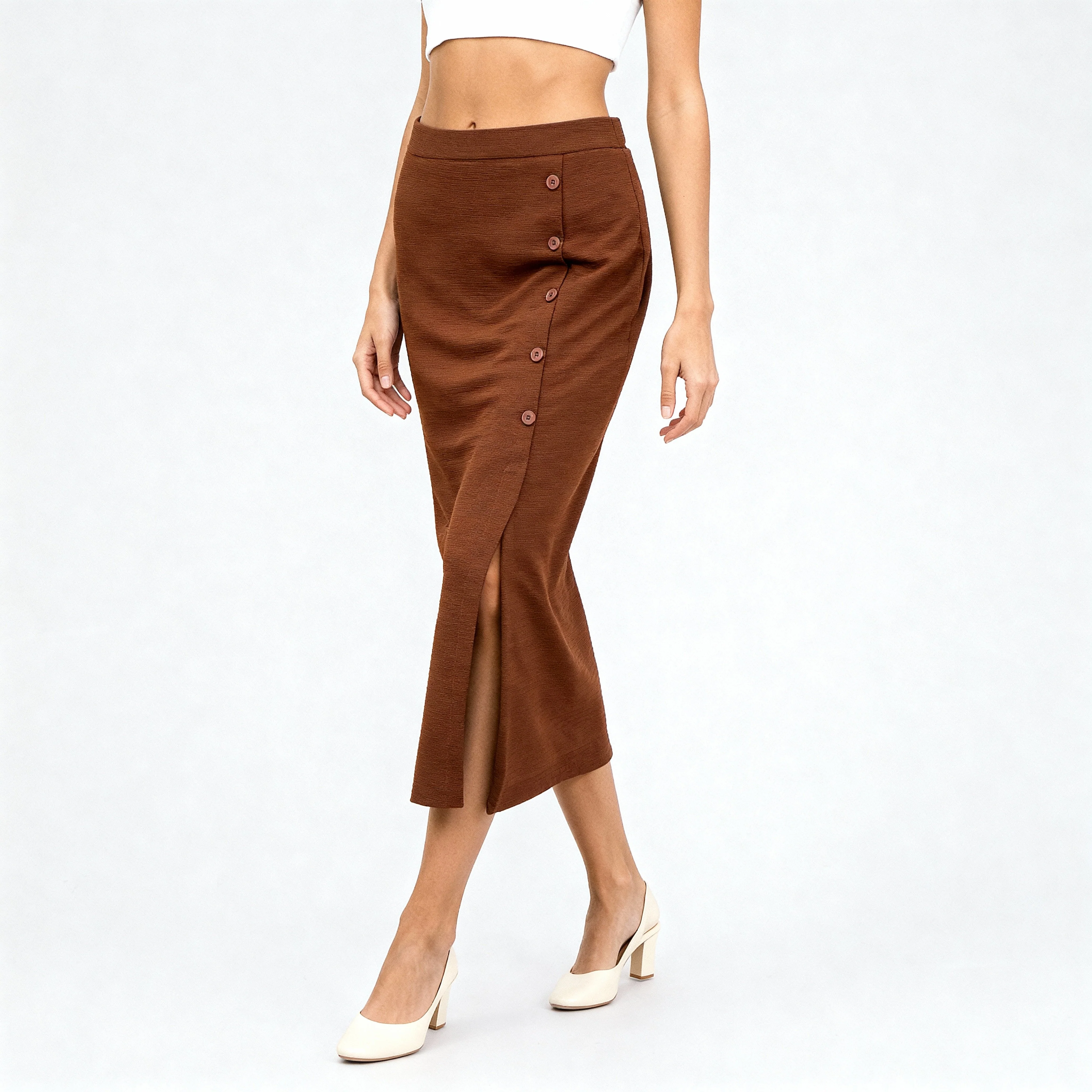 Structured Knitted Skirt - Image 5