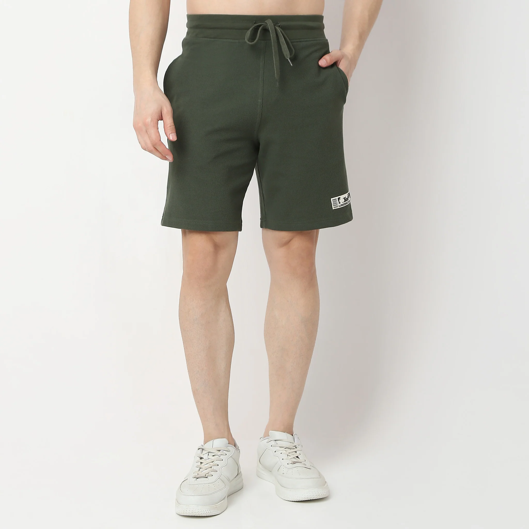 Regular Fit Structured Shorts - Image 2