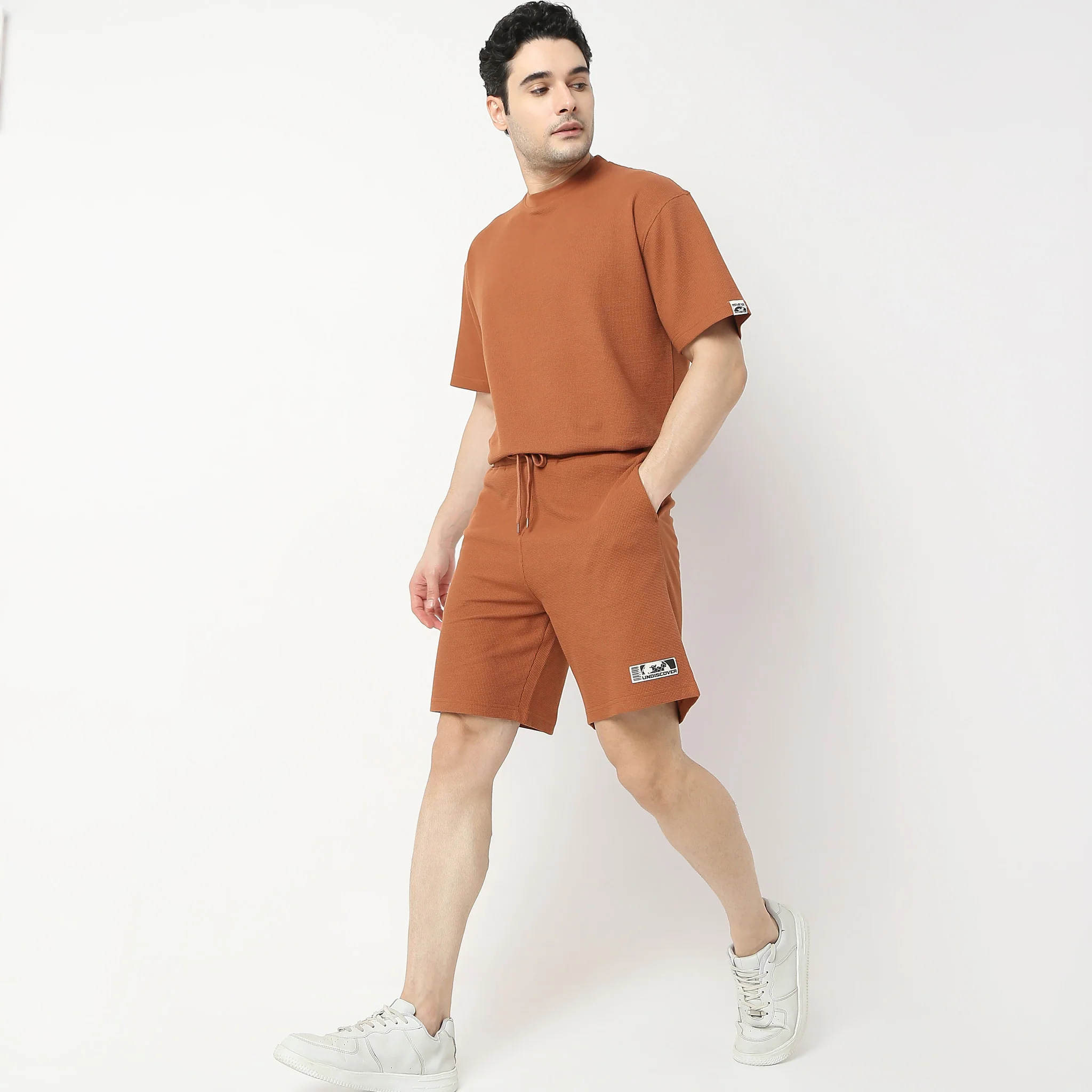 Regular Fit Structured Shorts - Image 6