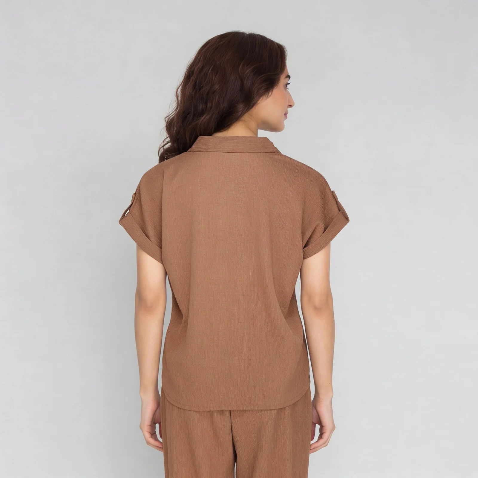 Structured Solid Shirt - Image 3