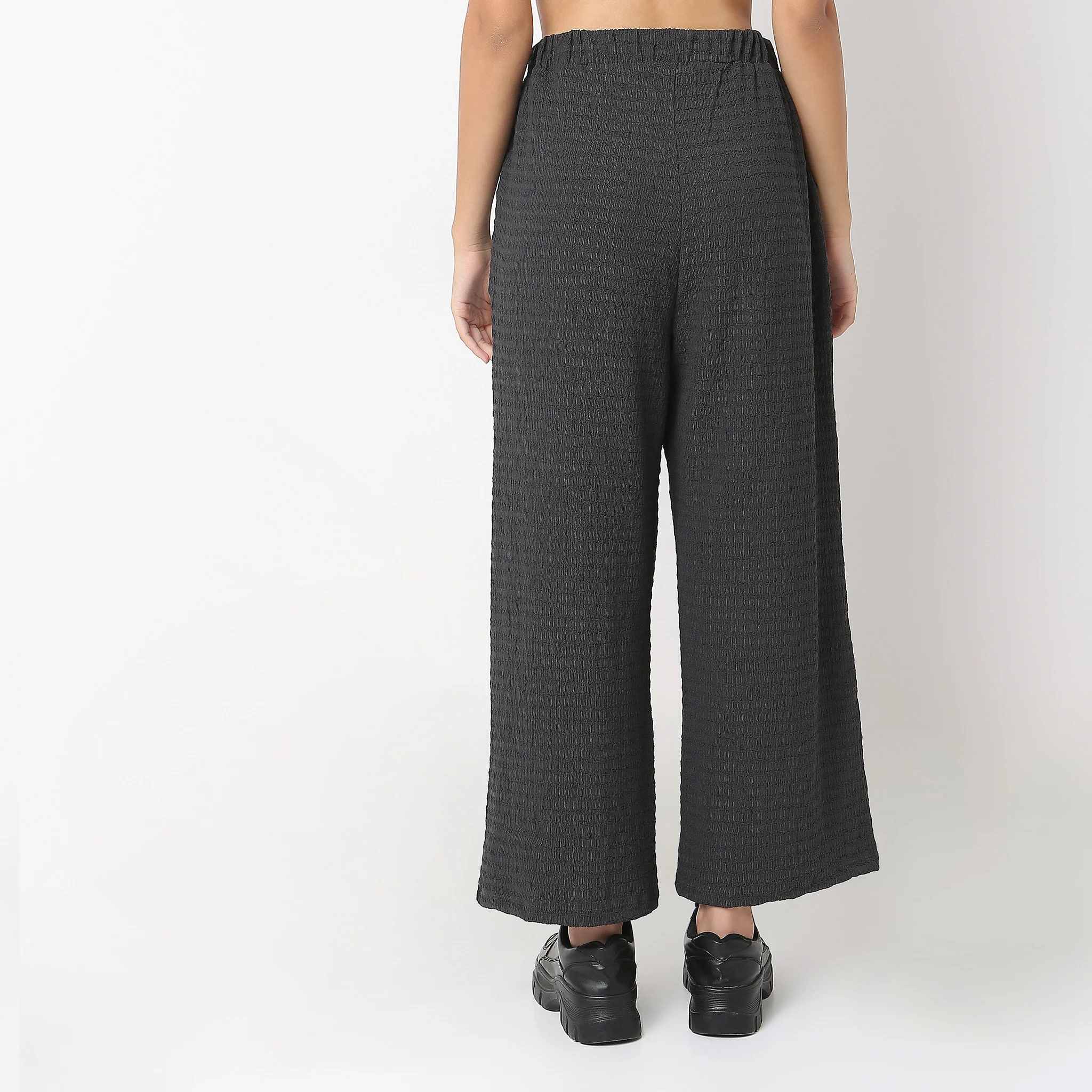 Structured Straight High Rise Palazzos - Image 8
