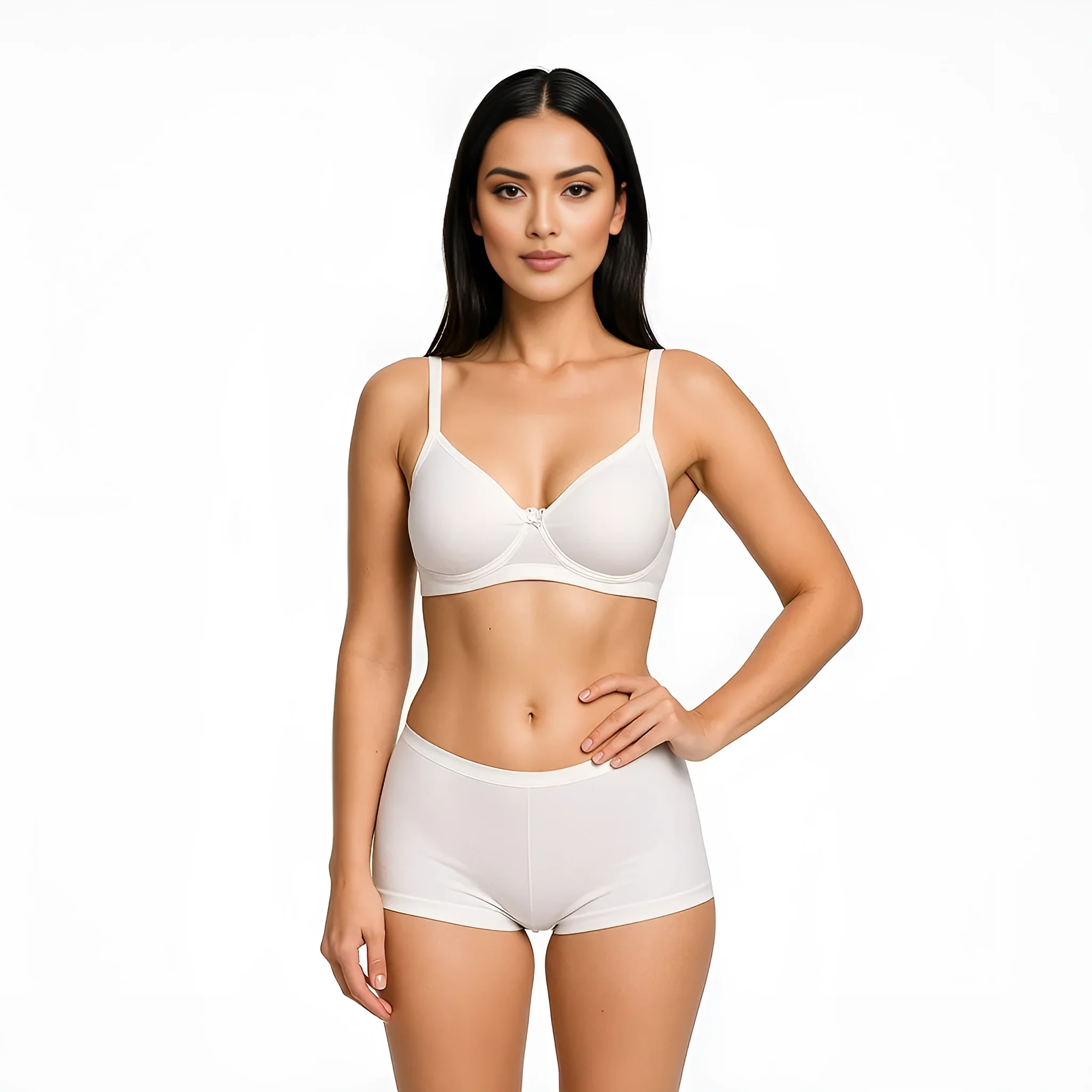 Full Coverage Cotton Encircle Basic Bra - Image 2