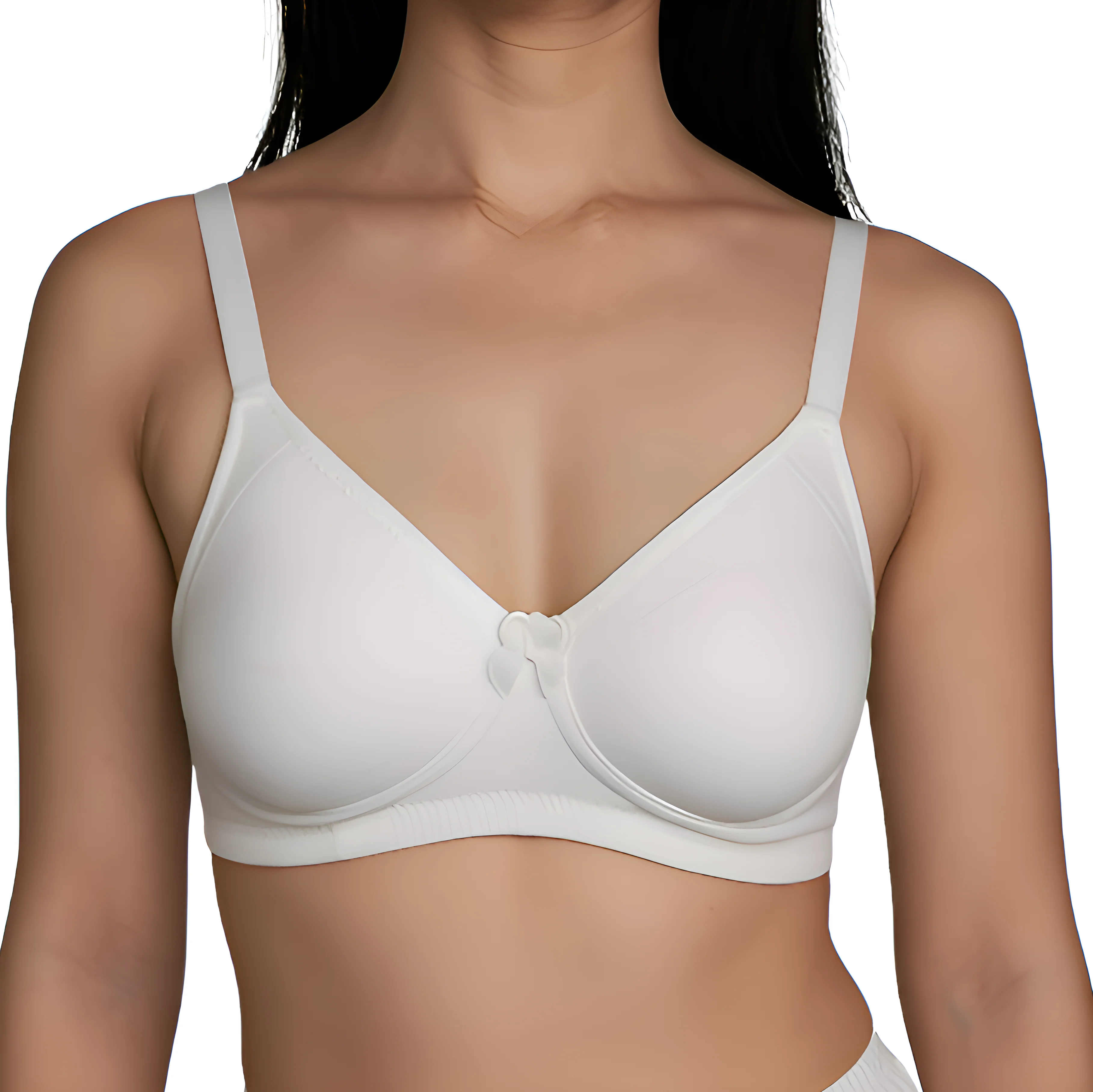 Full Coverage Cotton Encircle Basic Bra - Image 4