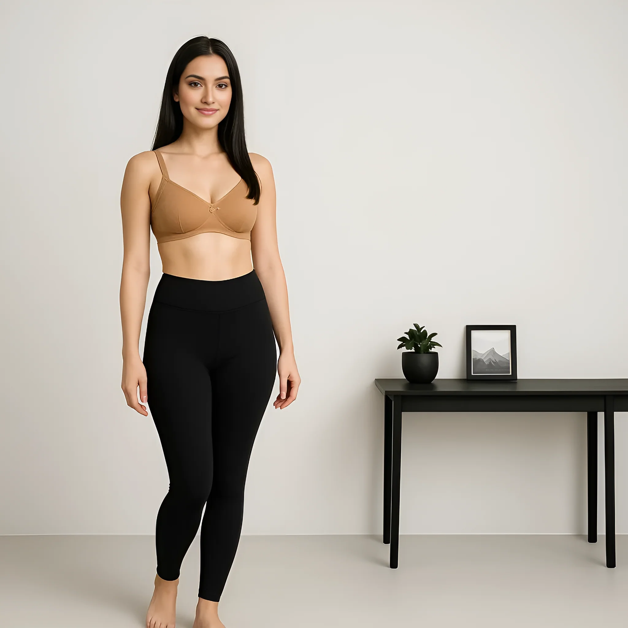 Full Coverage Cotton Encircle Basic Bra - Image 7