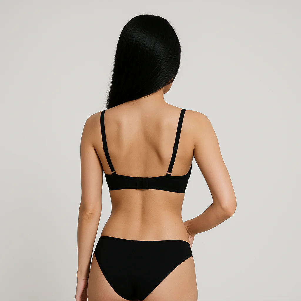Full Coverage Padded Non Wired Cotton Spandex Tshirt Bra - Image 9