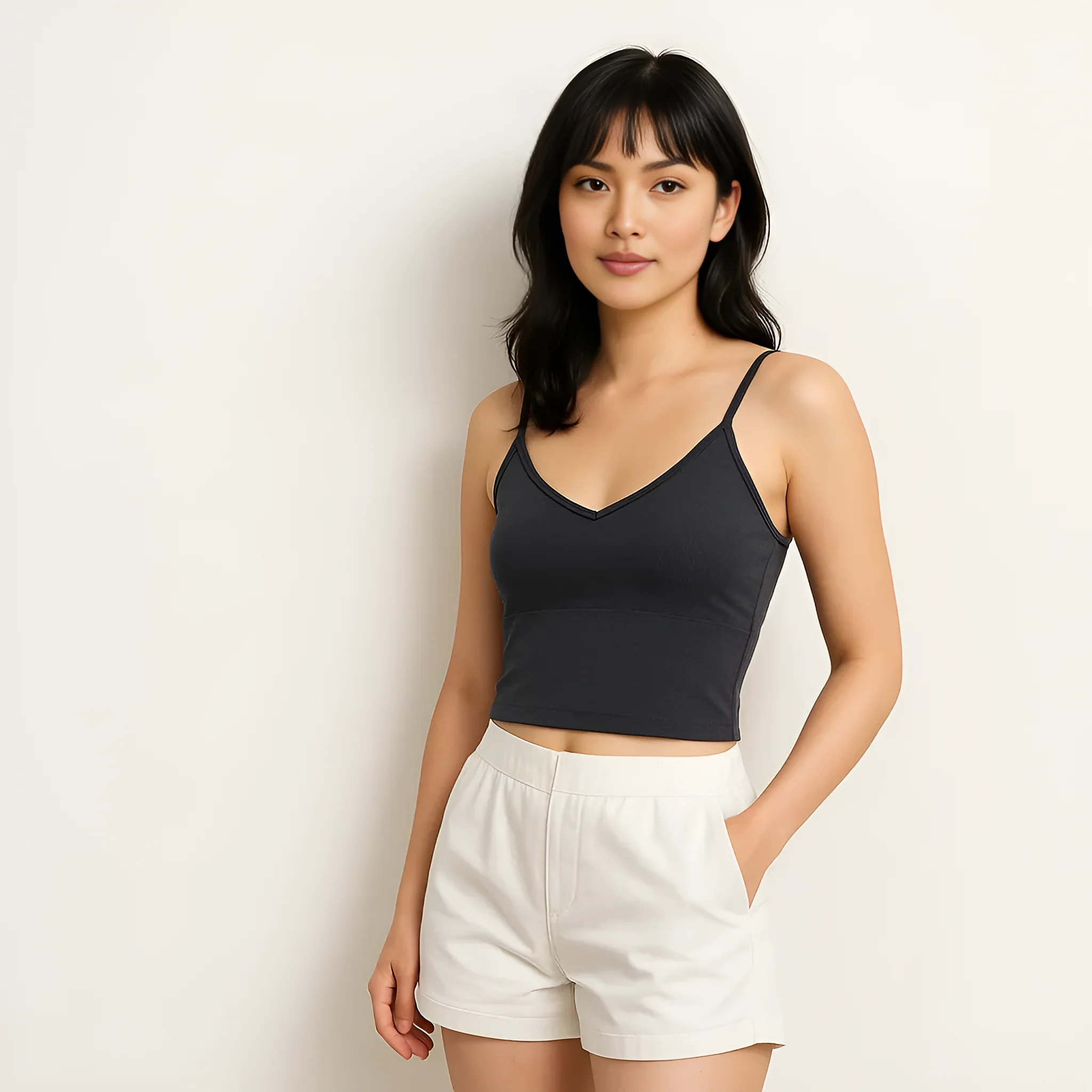 Seamless Beginner Cami With Plunge Neckline - Image 10