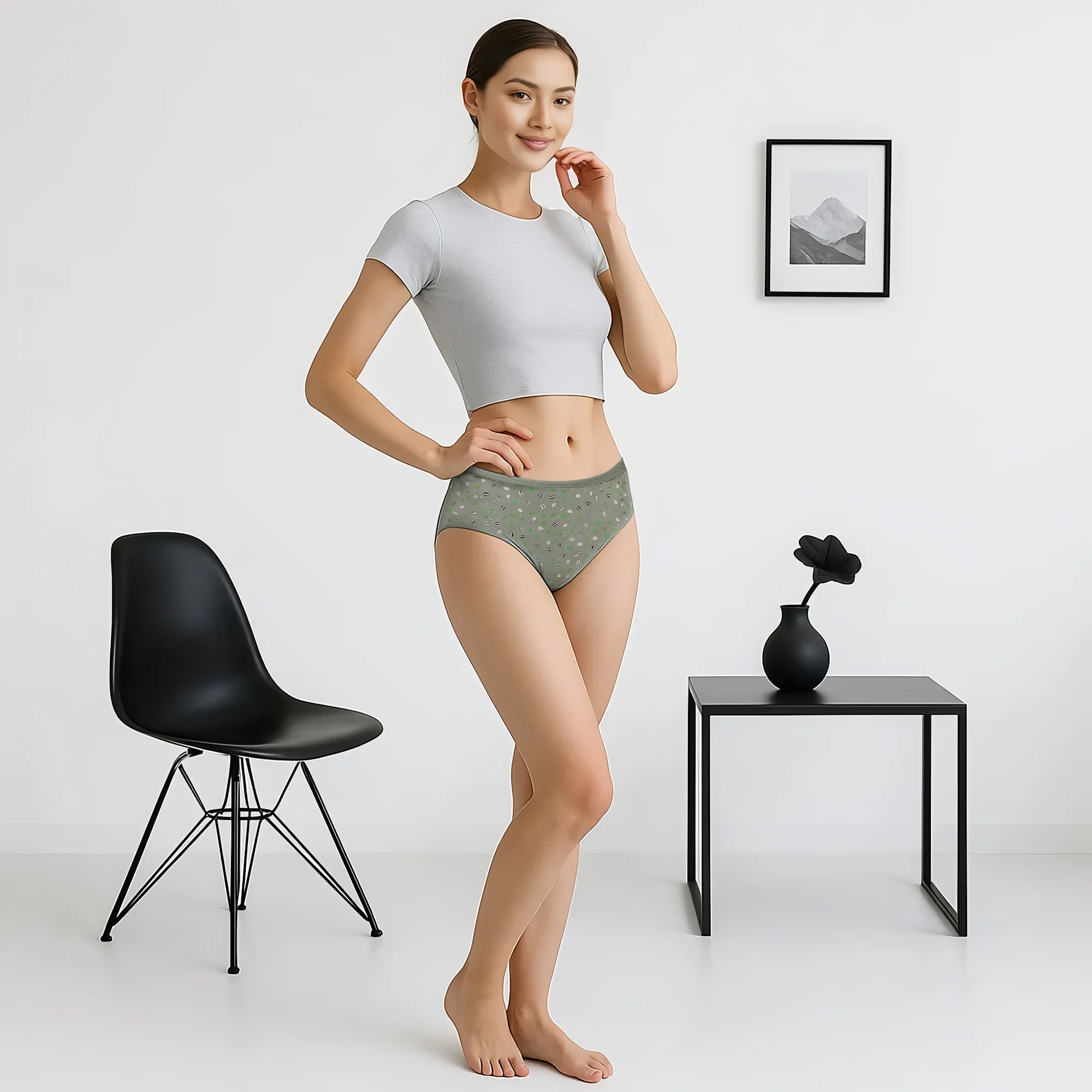 Printed Full Brief Panties - Pack of 3